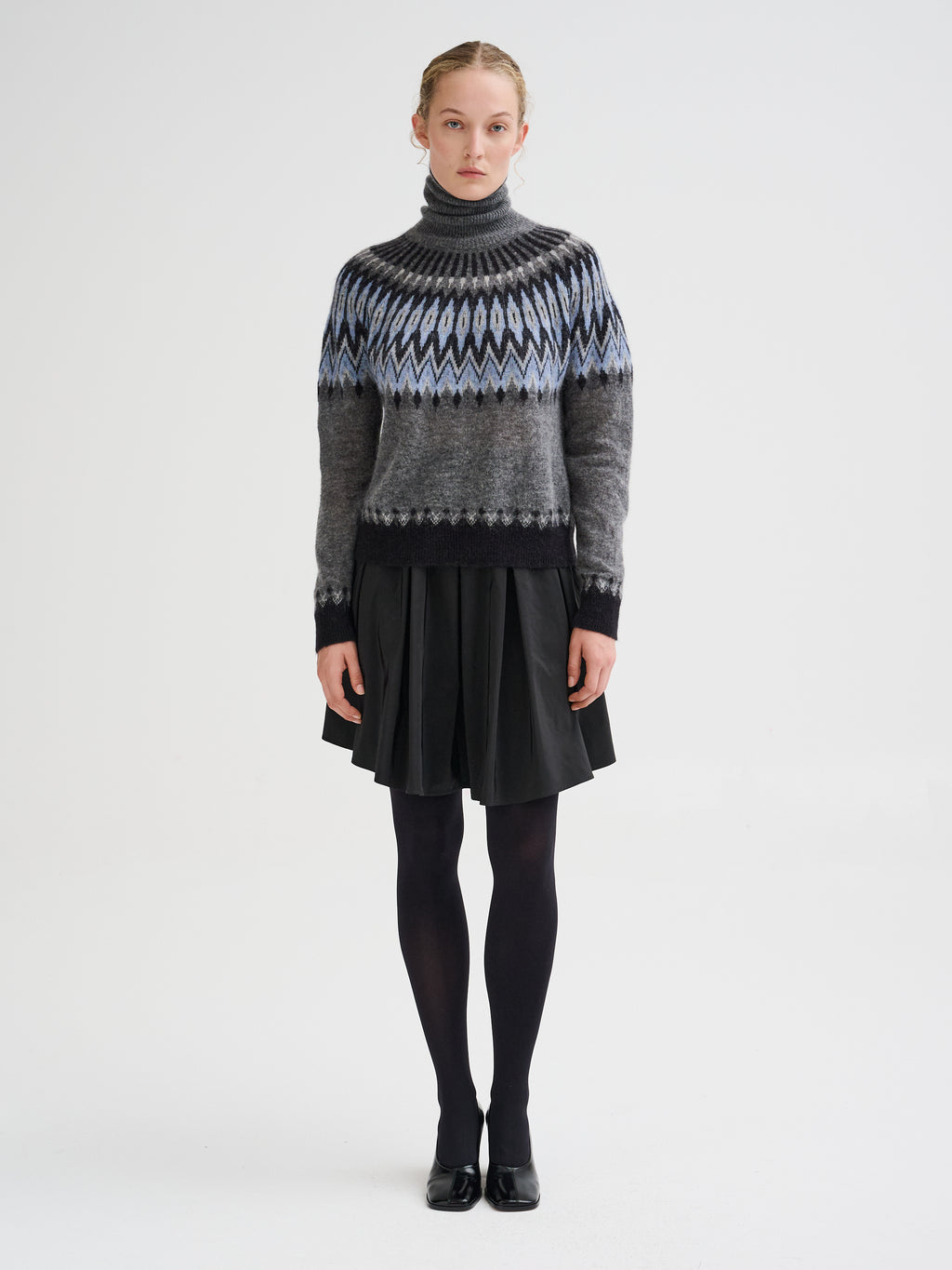 Dolcevita con jacquard nordico