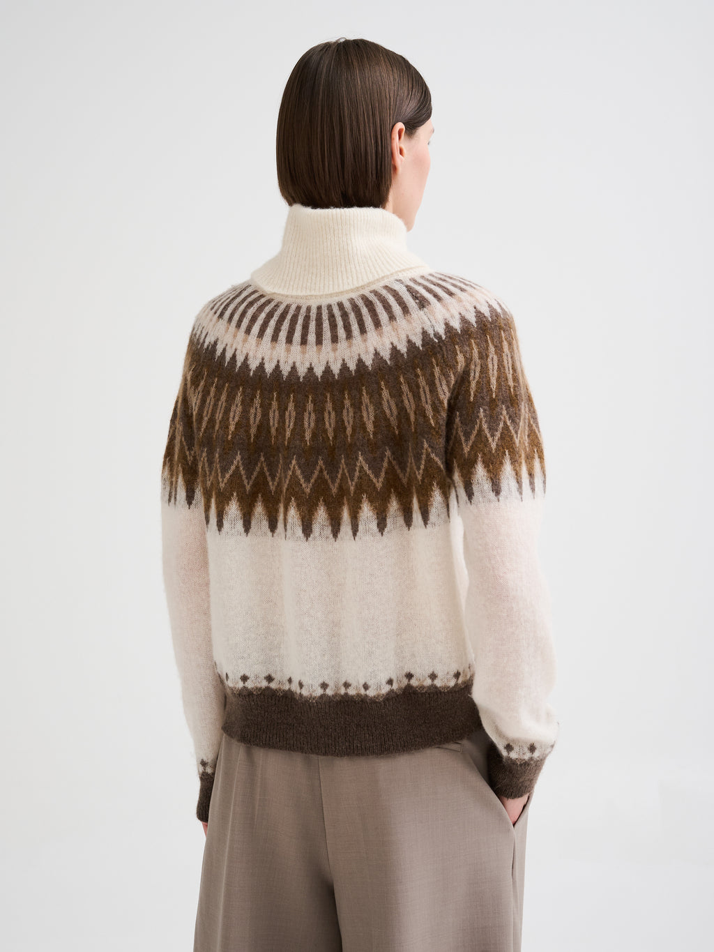 Dolcevita con jacquard nordico