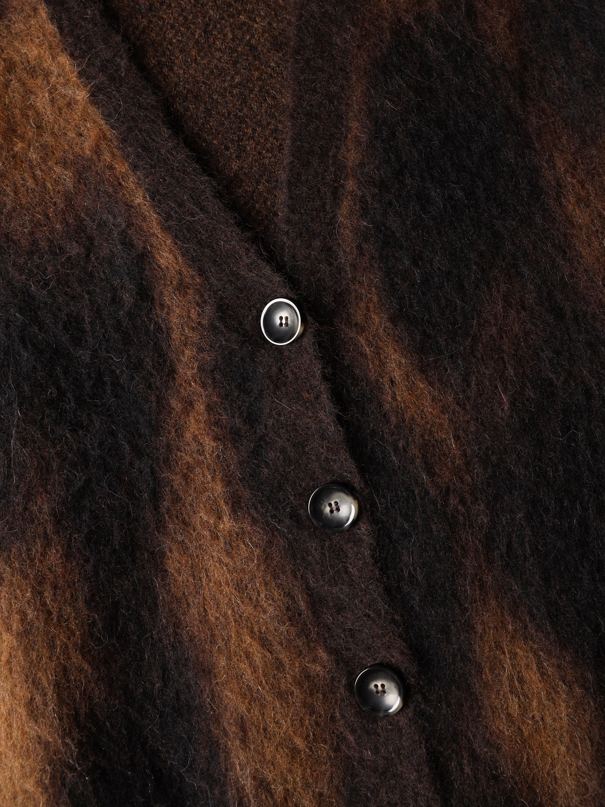 Cardigan con jacquard animalier