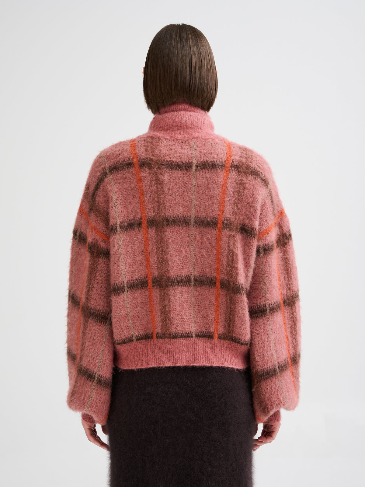 Dolcevita con jacquard geometrico
