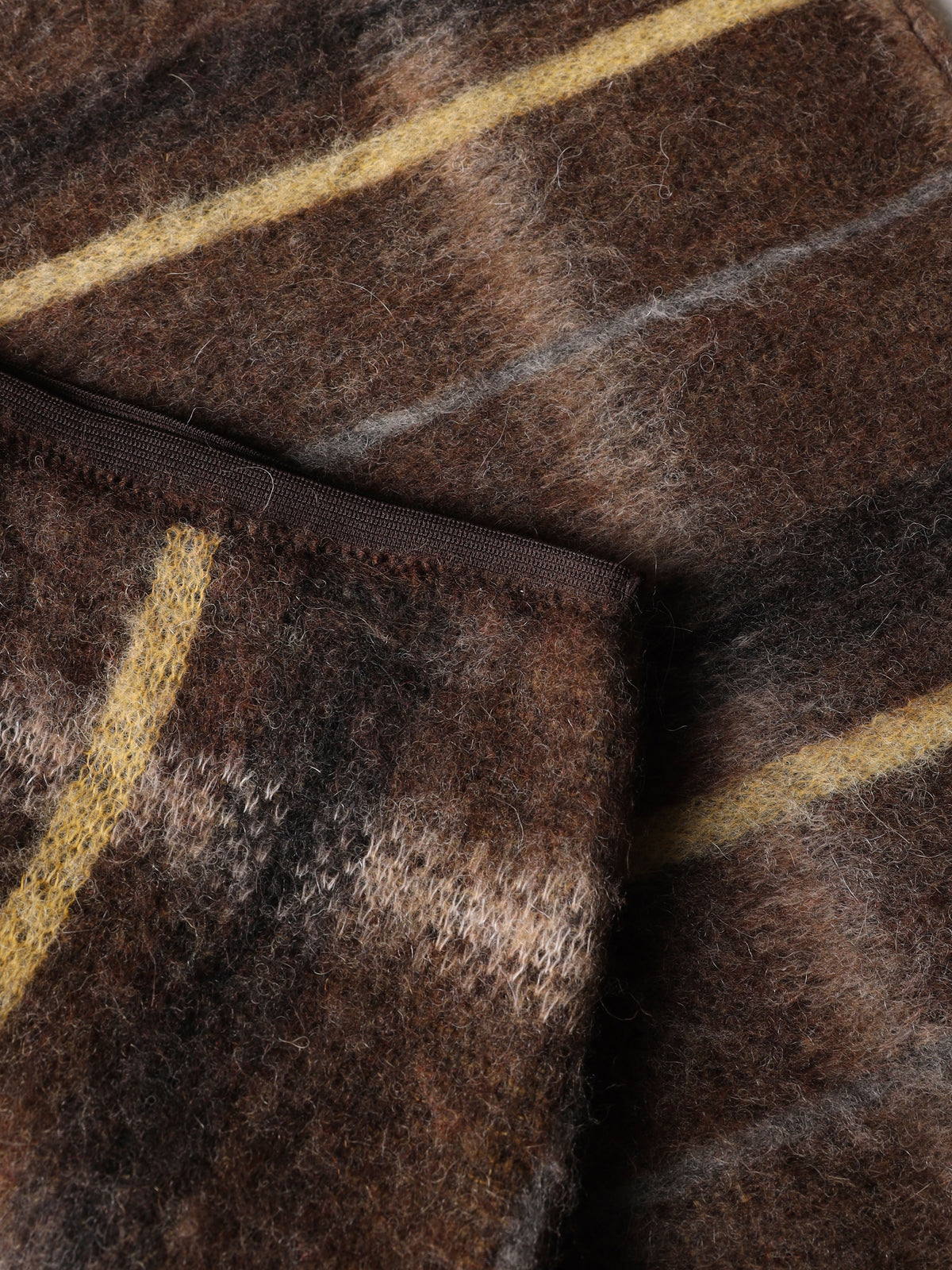 Minigonna con jacquard geometrico