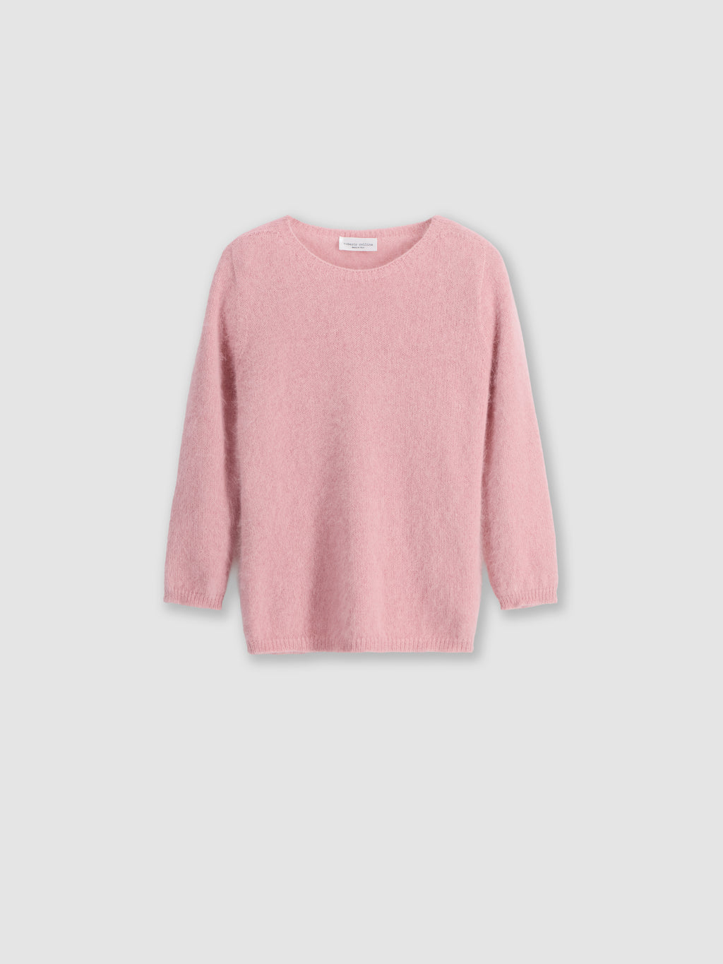 Maglia in angora con maniche 3/4