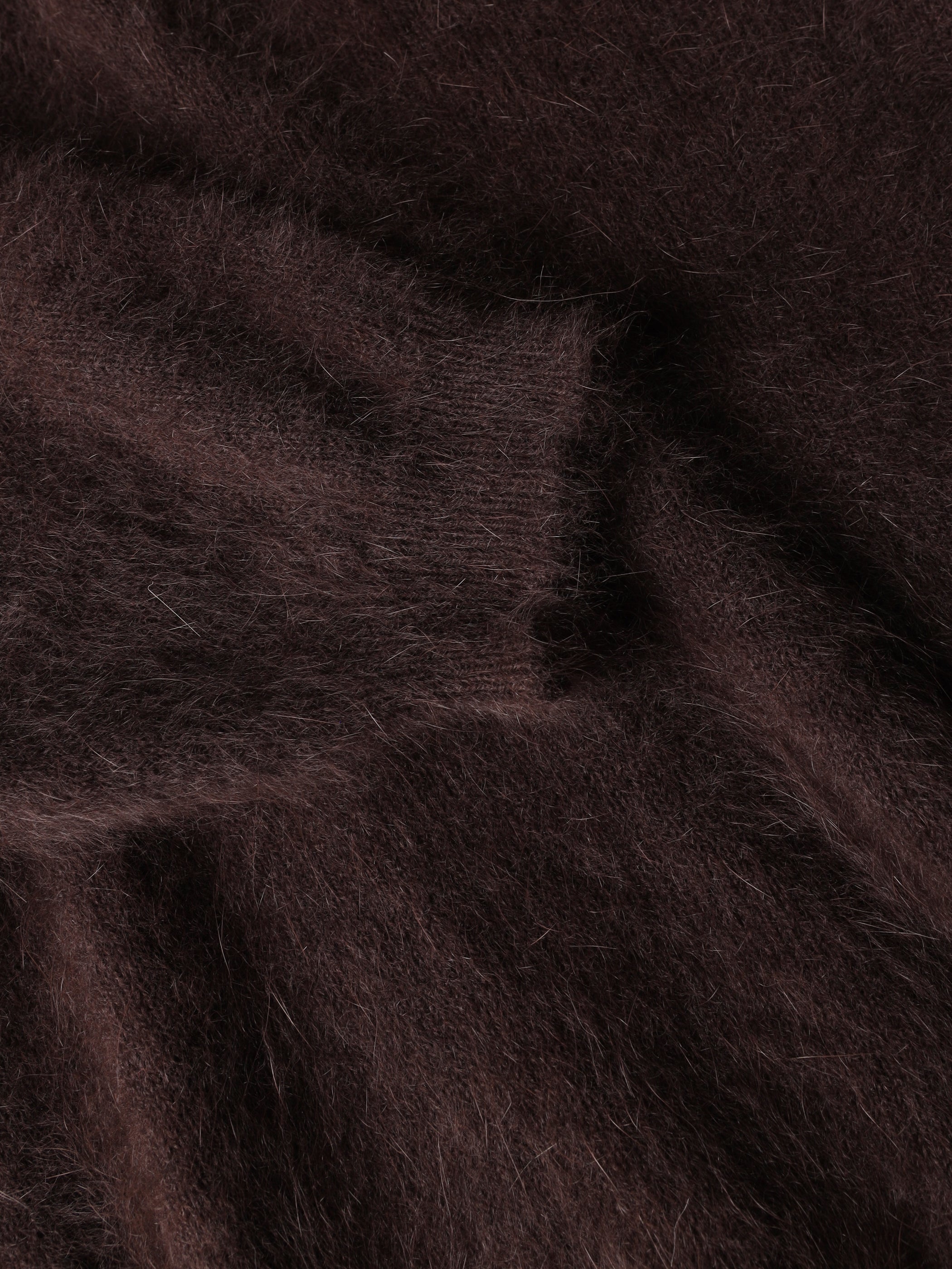 Maglia in angora a maniche corte