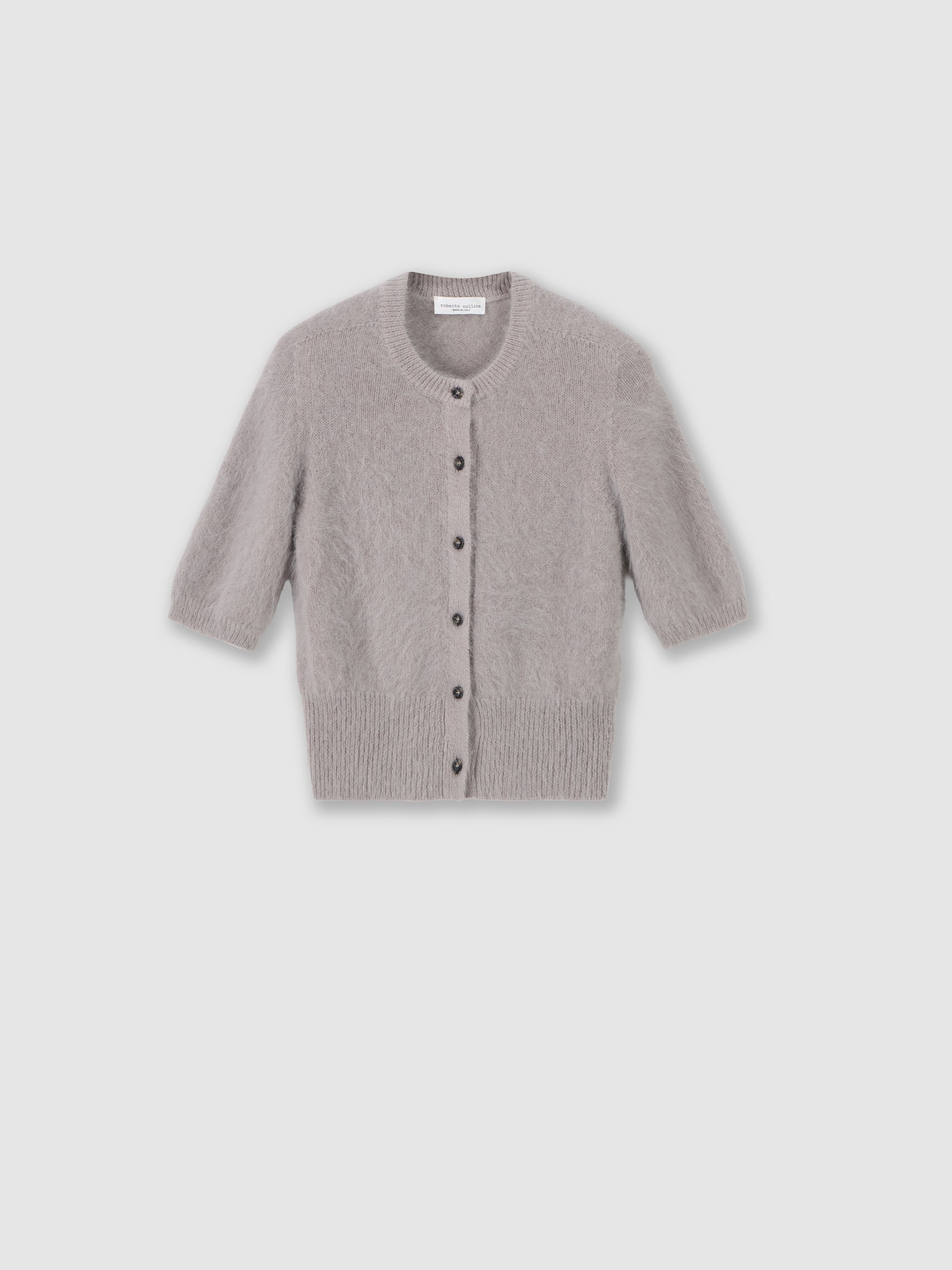 Mini cardigan in angora