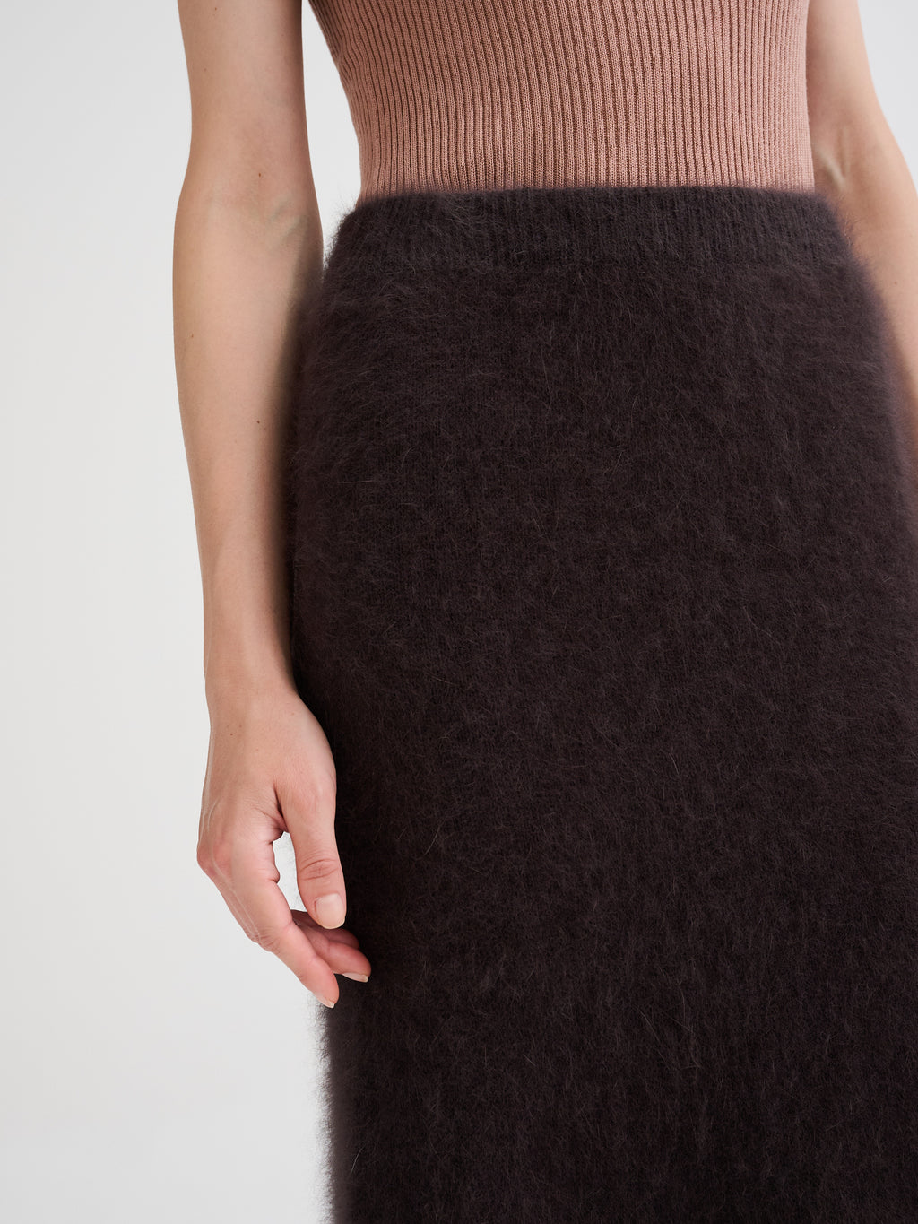 Longuette in angora