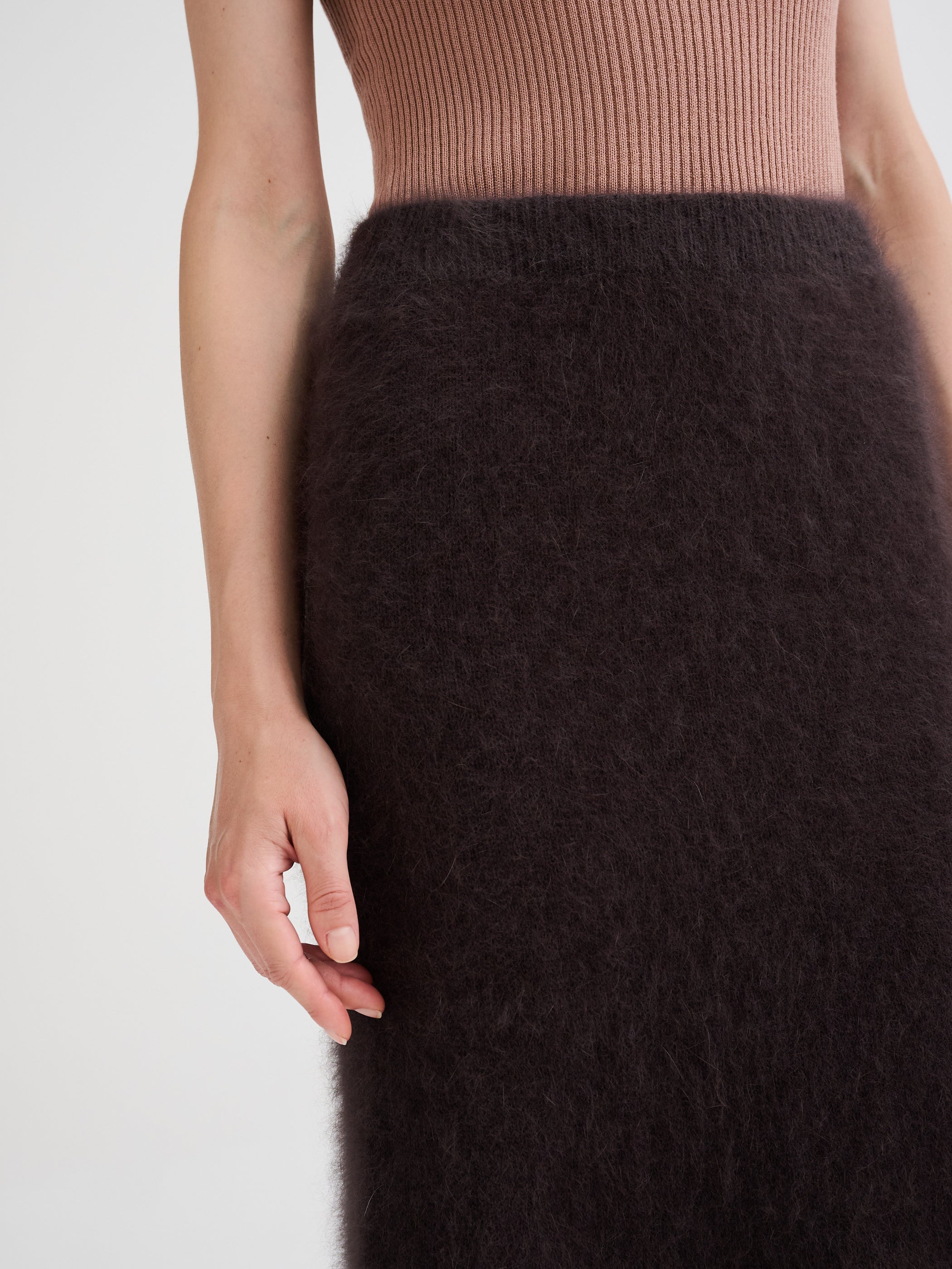 Longuette in angora