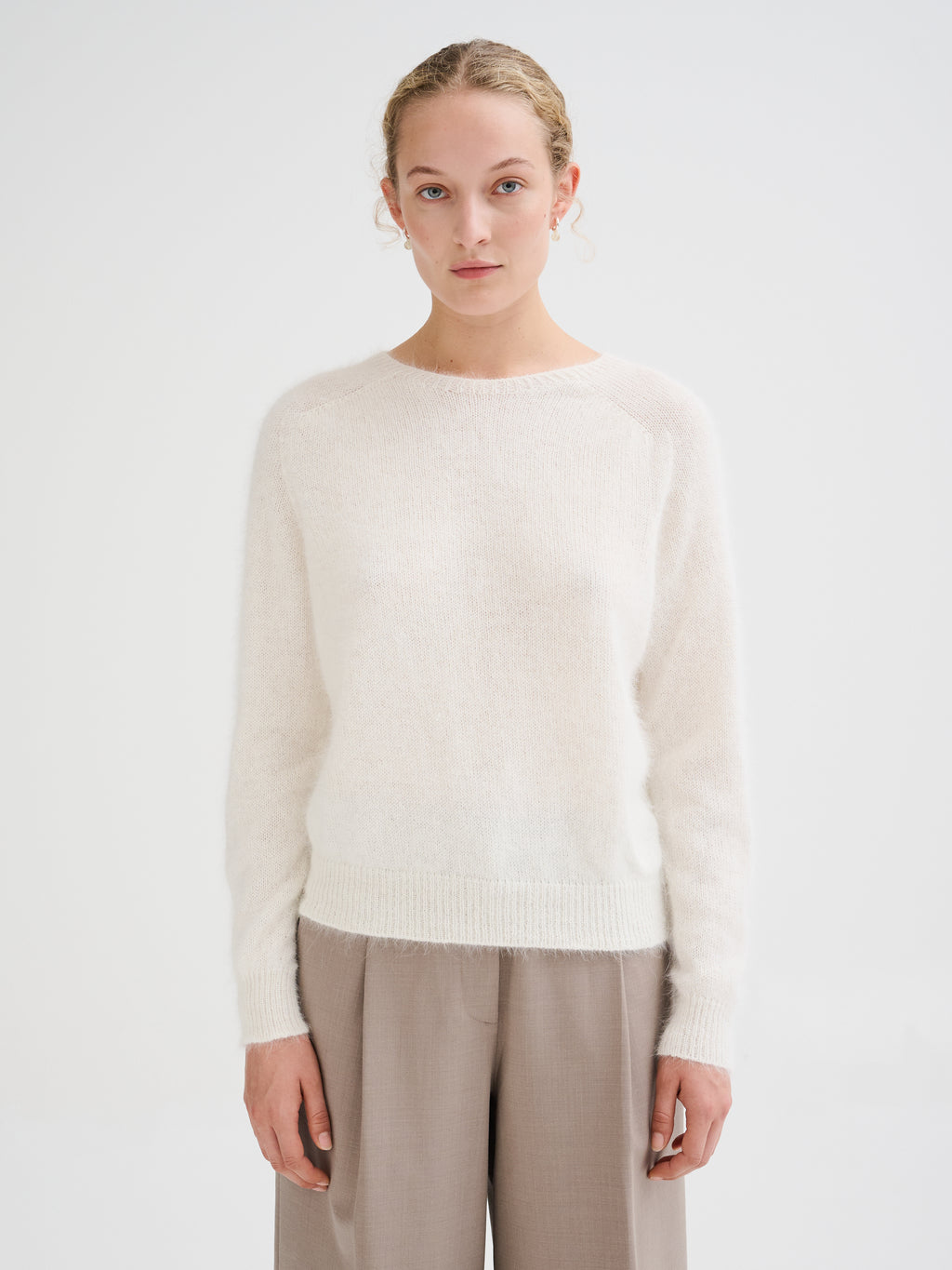 Maglia oversize in angora