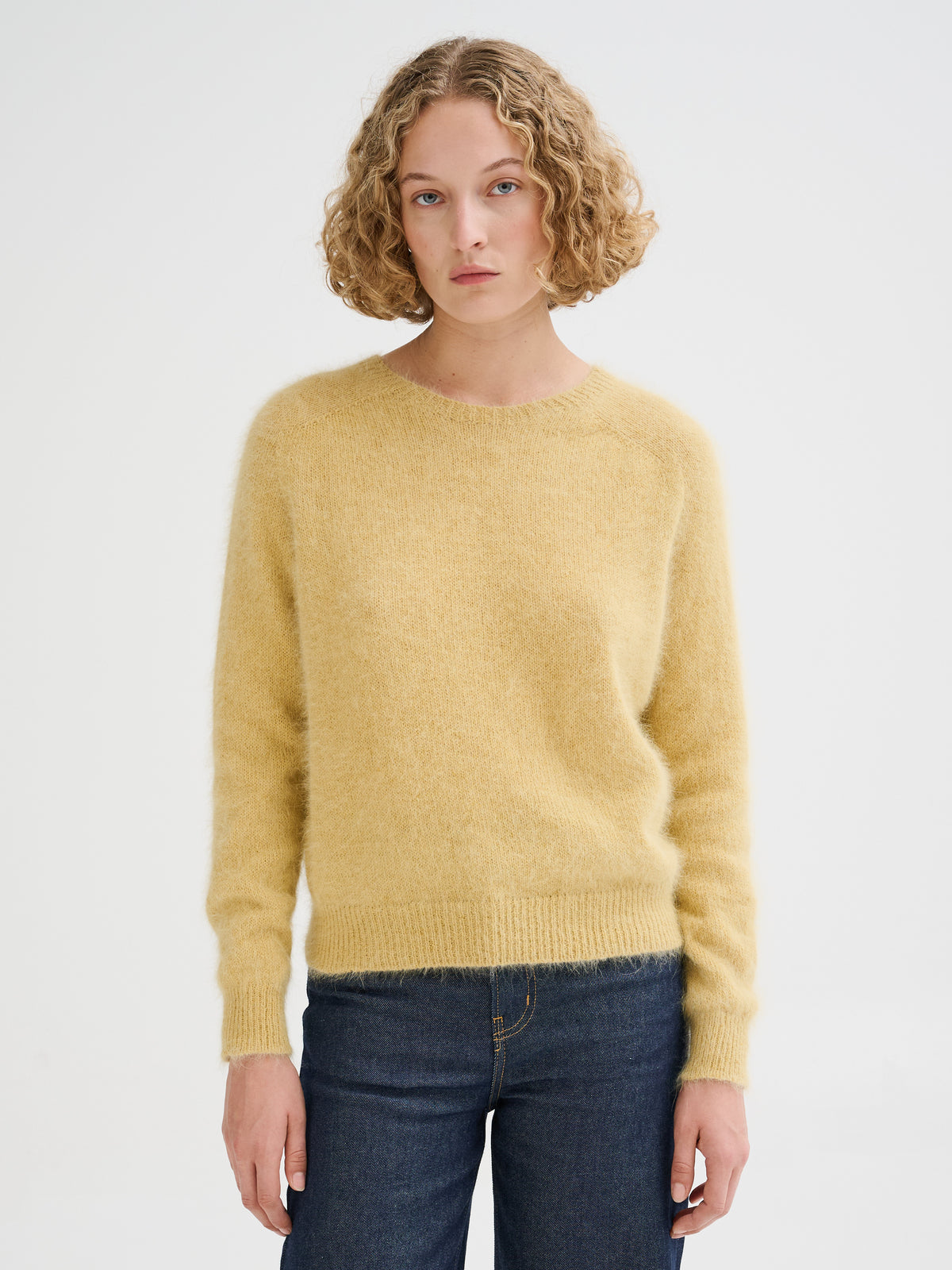 Maglia oversize in angora