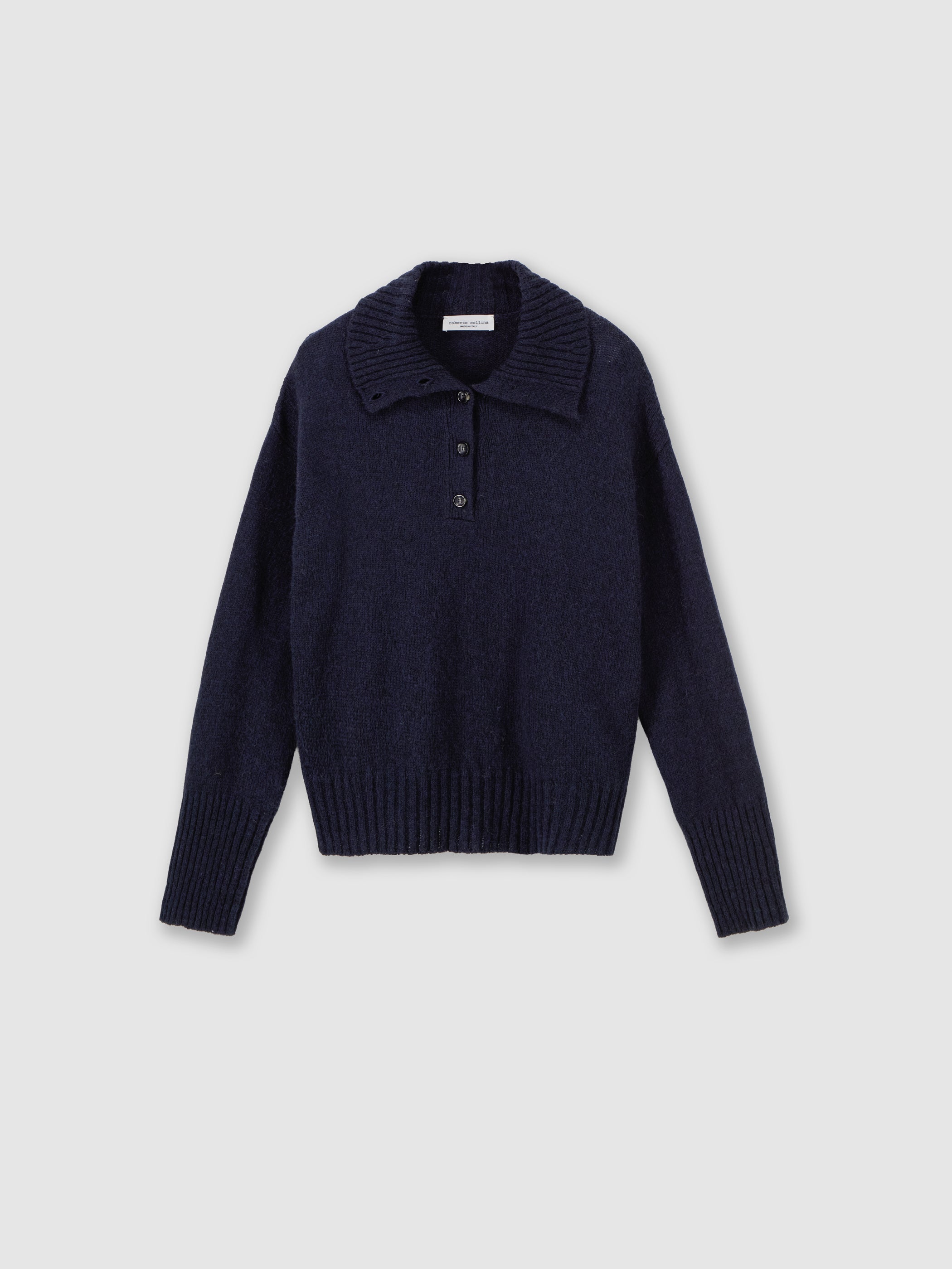 Polo in lana e cammello