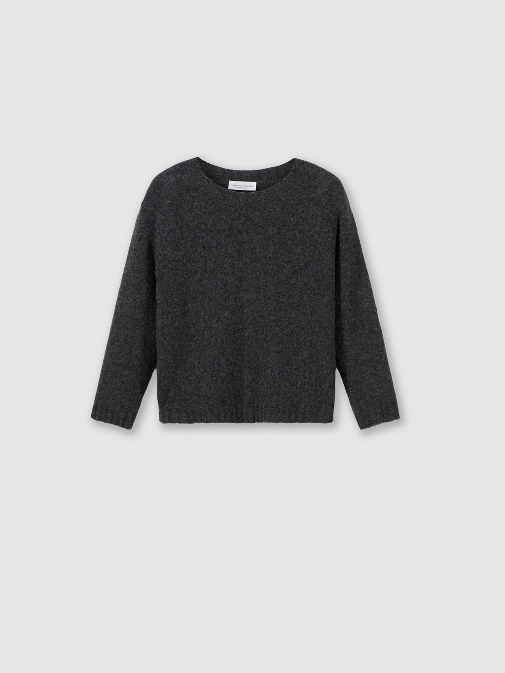 Maglia in lana e cammello con maniche 3/4