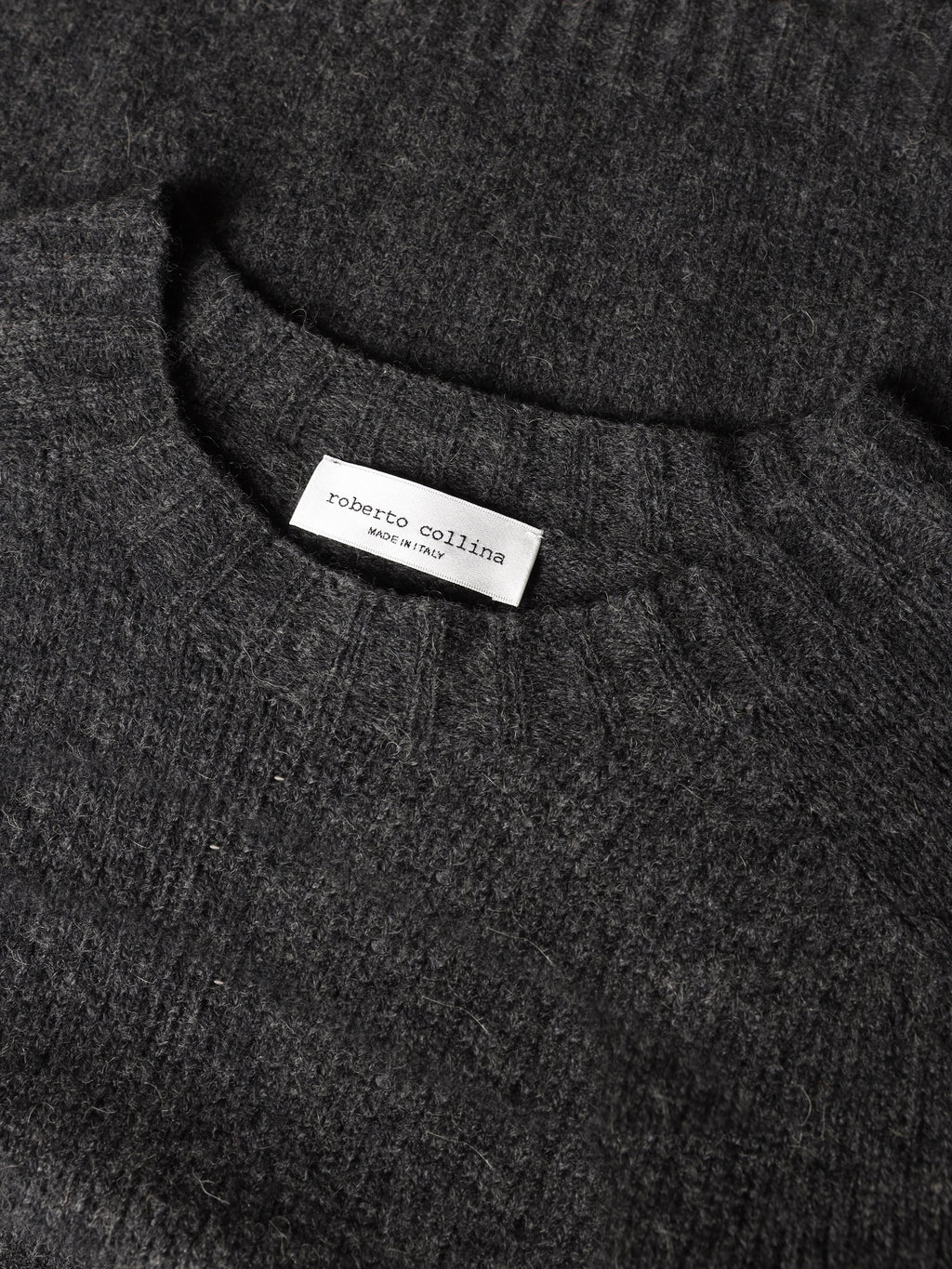 Maglia in lana e cammello con maniche 3/4