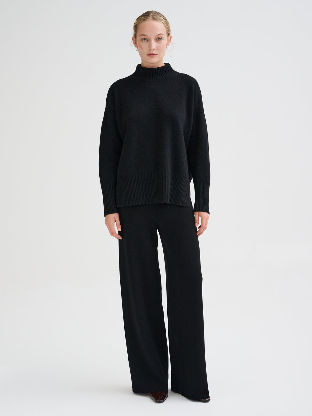 Pantalone in maglia in lana merino