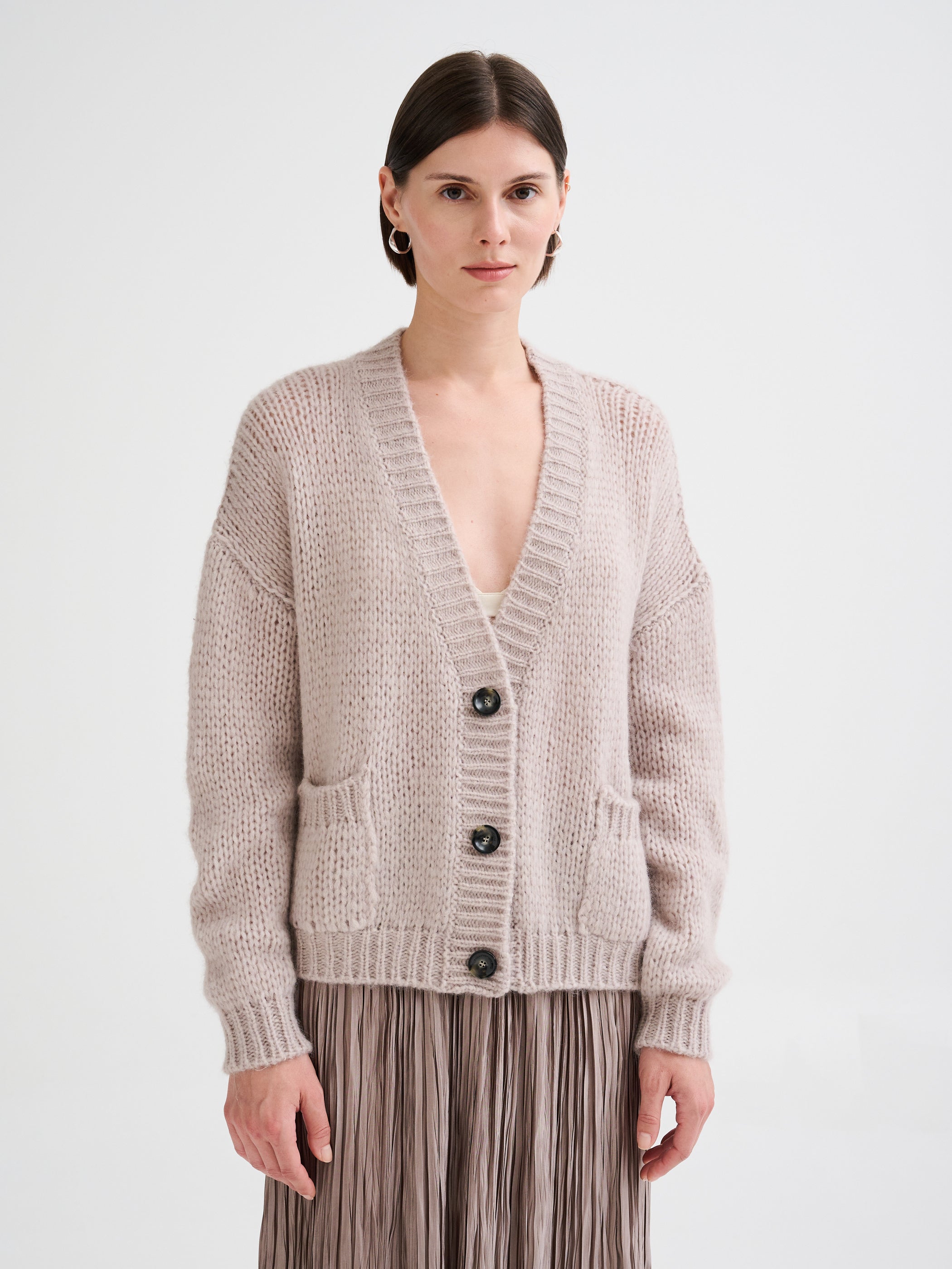Cardigan in baby alpaca