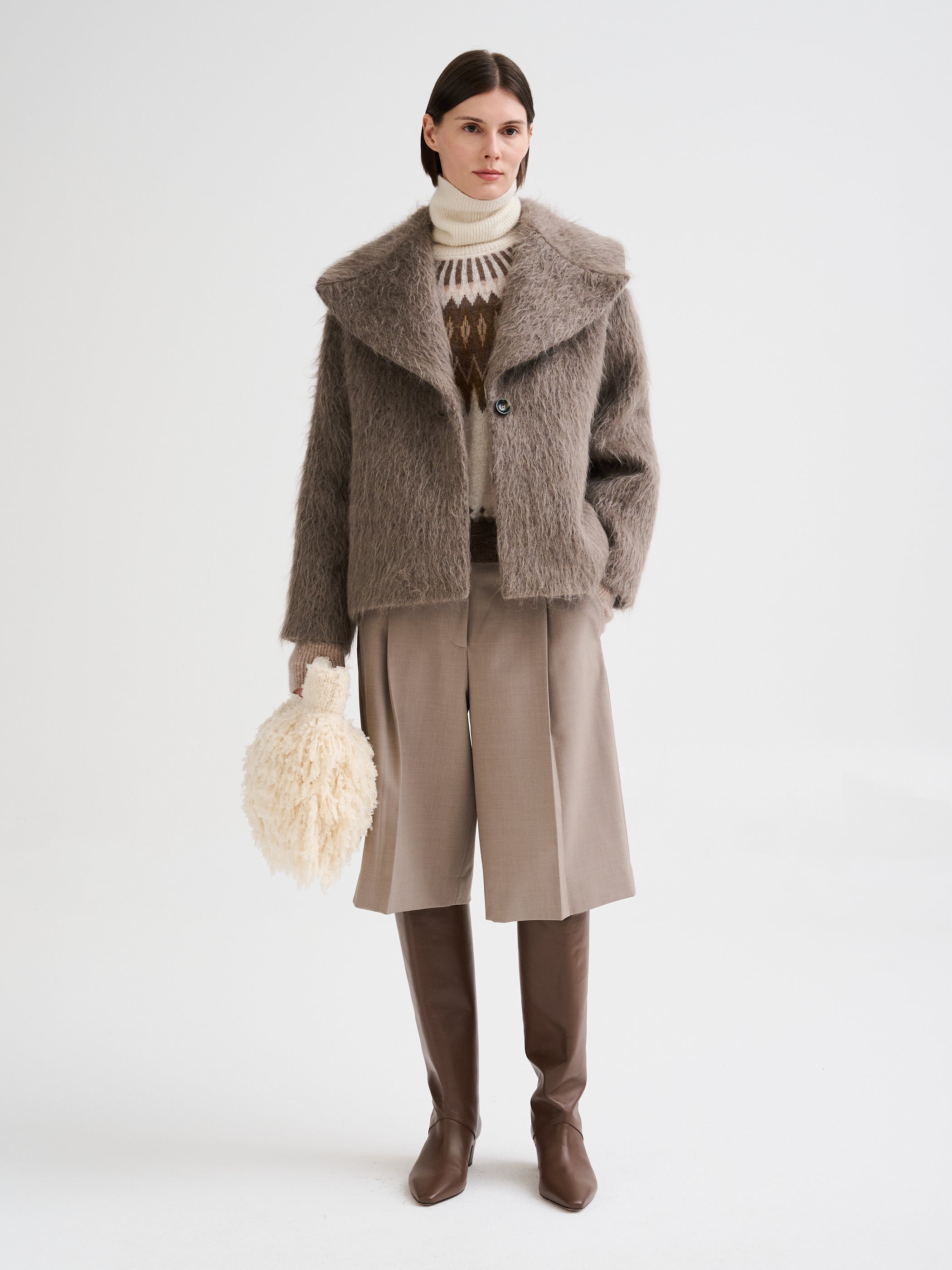 Dolcevita con jacquard nordico