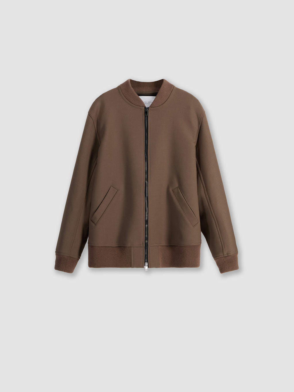 Bomber con piega sul retro