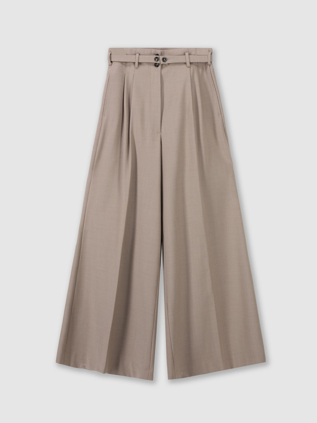 Pantalone wide leg con pinces