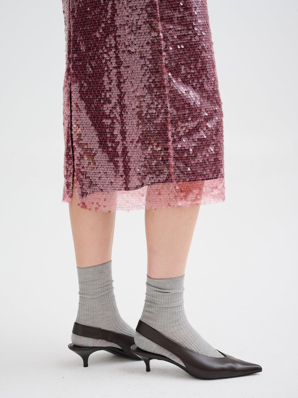 Gonna midi in paillettes