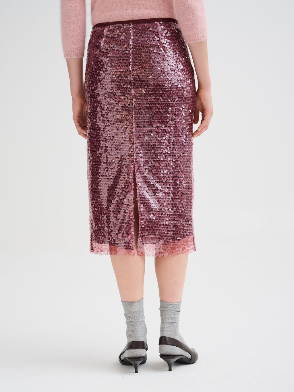 Gonna midi in paillettes