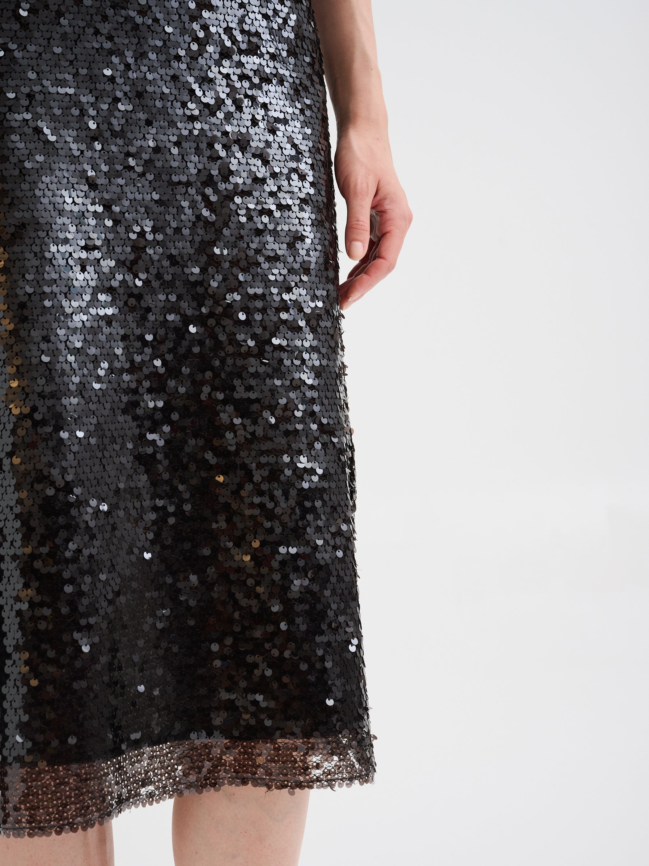 Gonna midi in paillettes