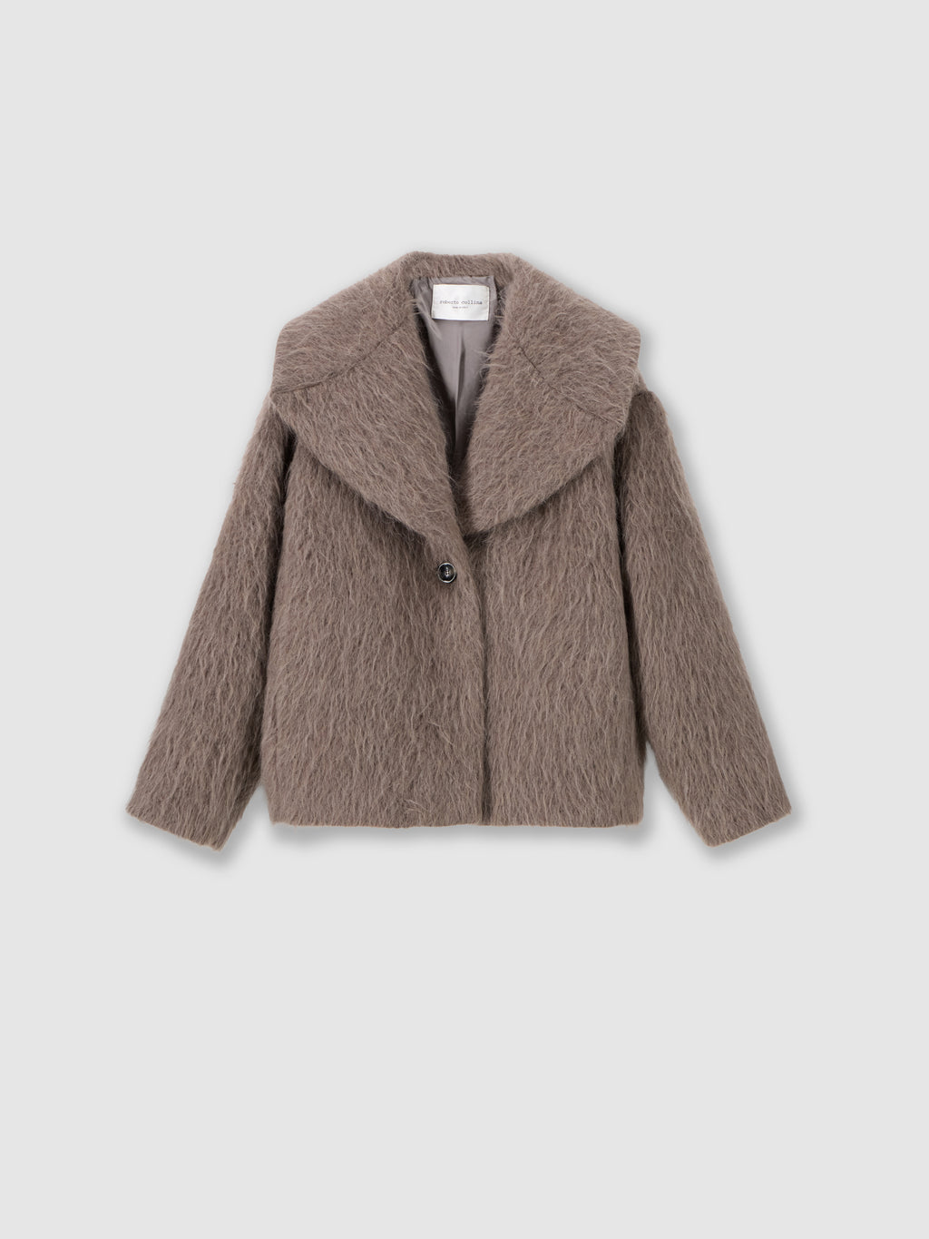Caban in lana, alpaca e mohair