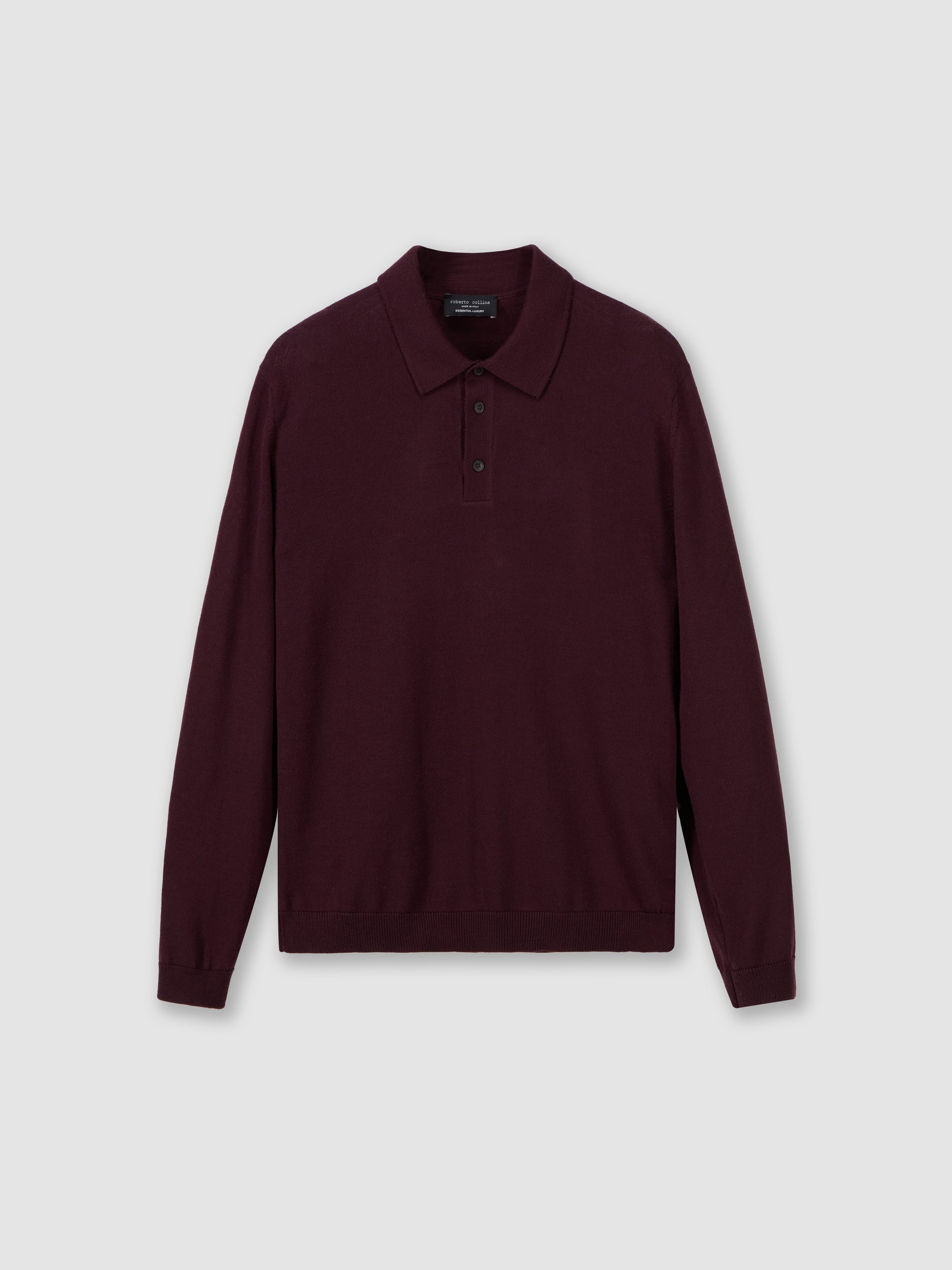 Polo in lana merino