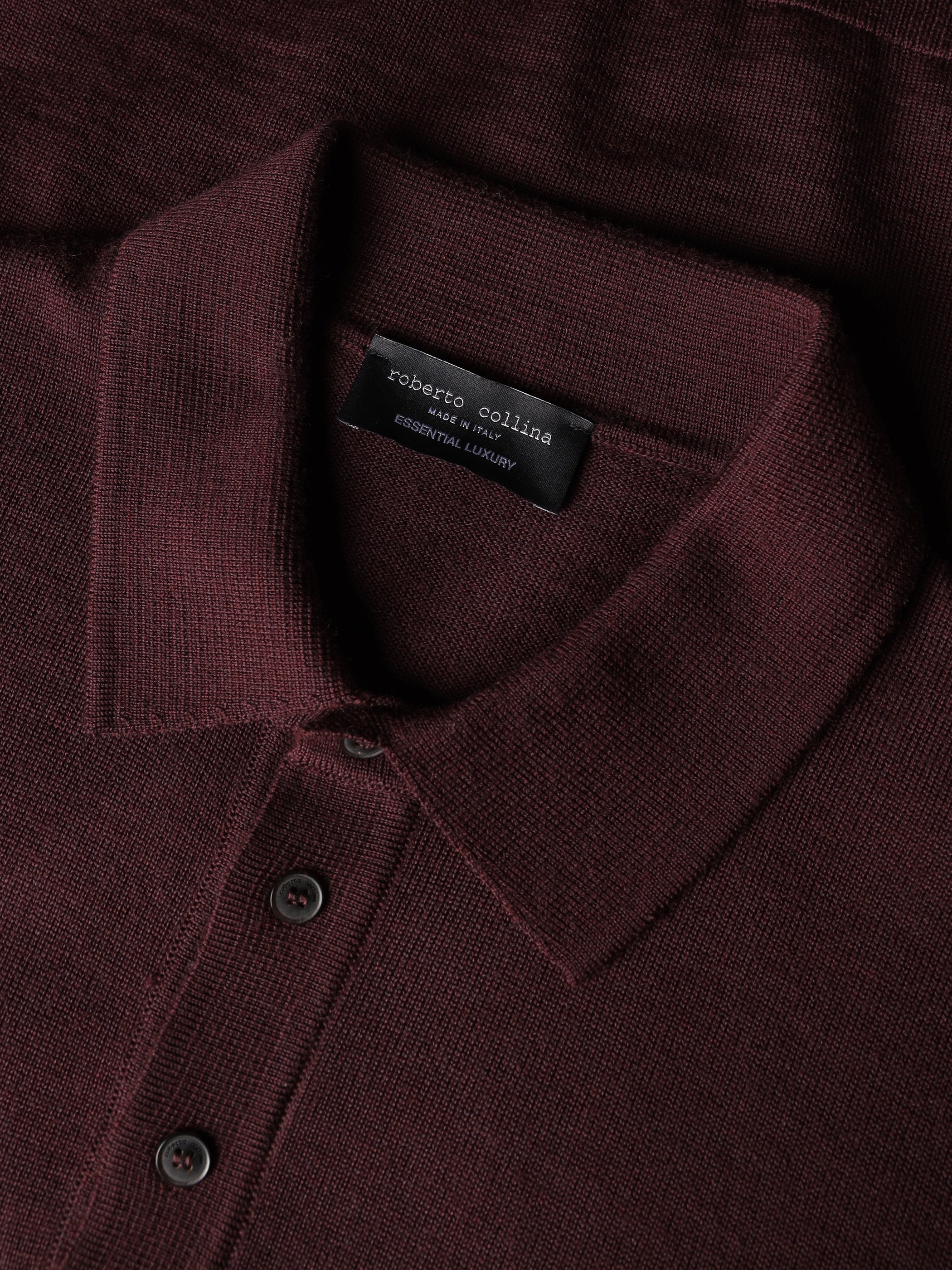Polo in lana merino