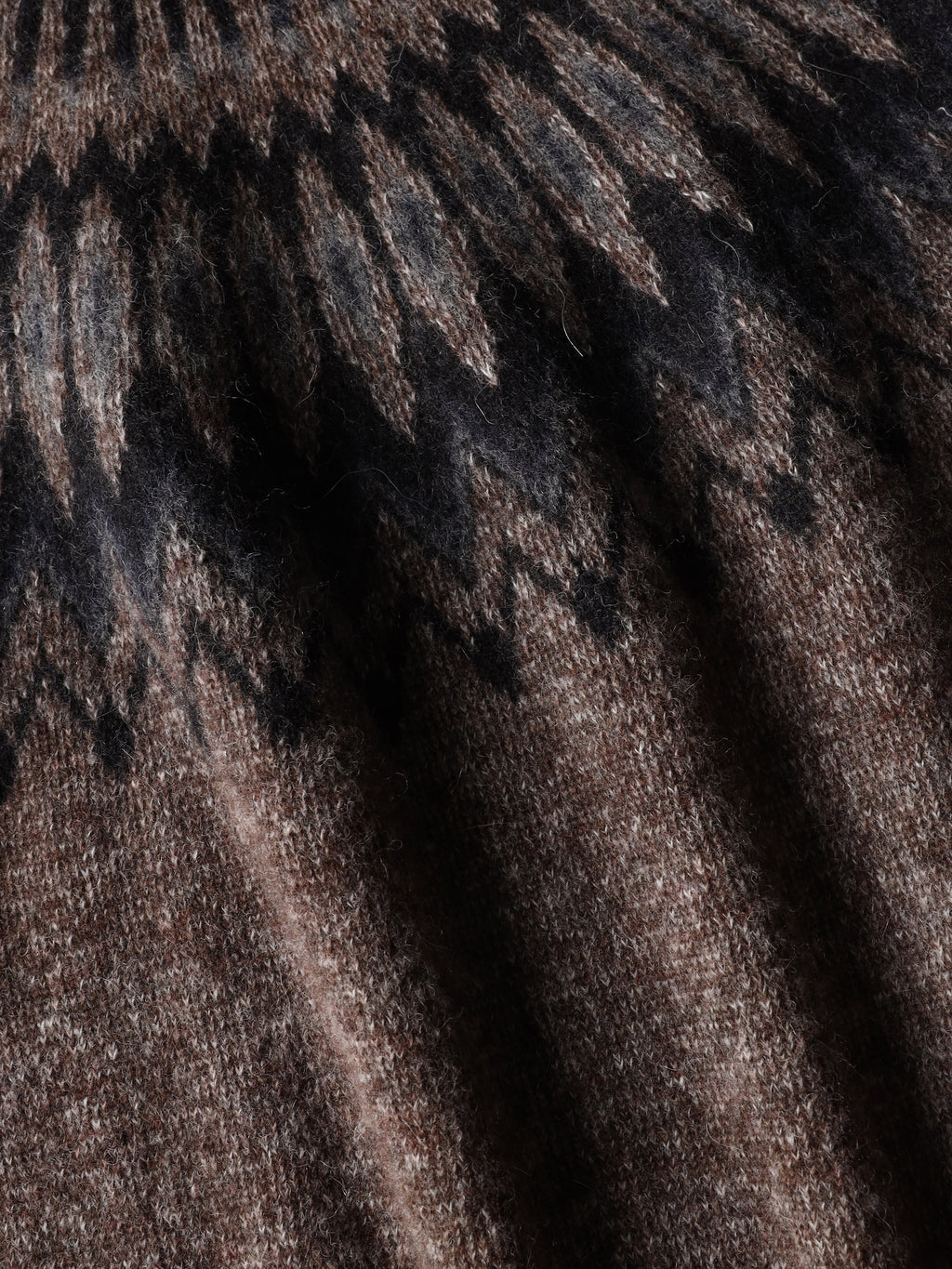 Maglia con jacquard nordico