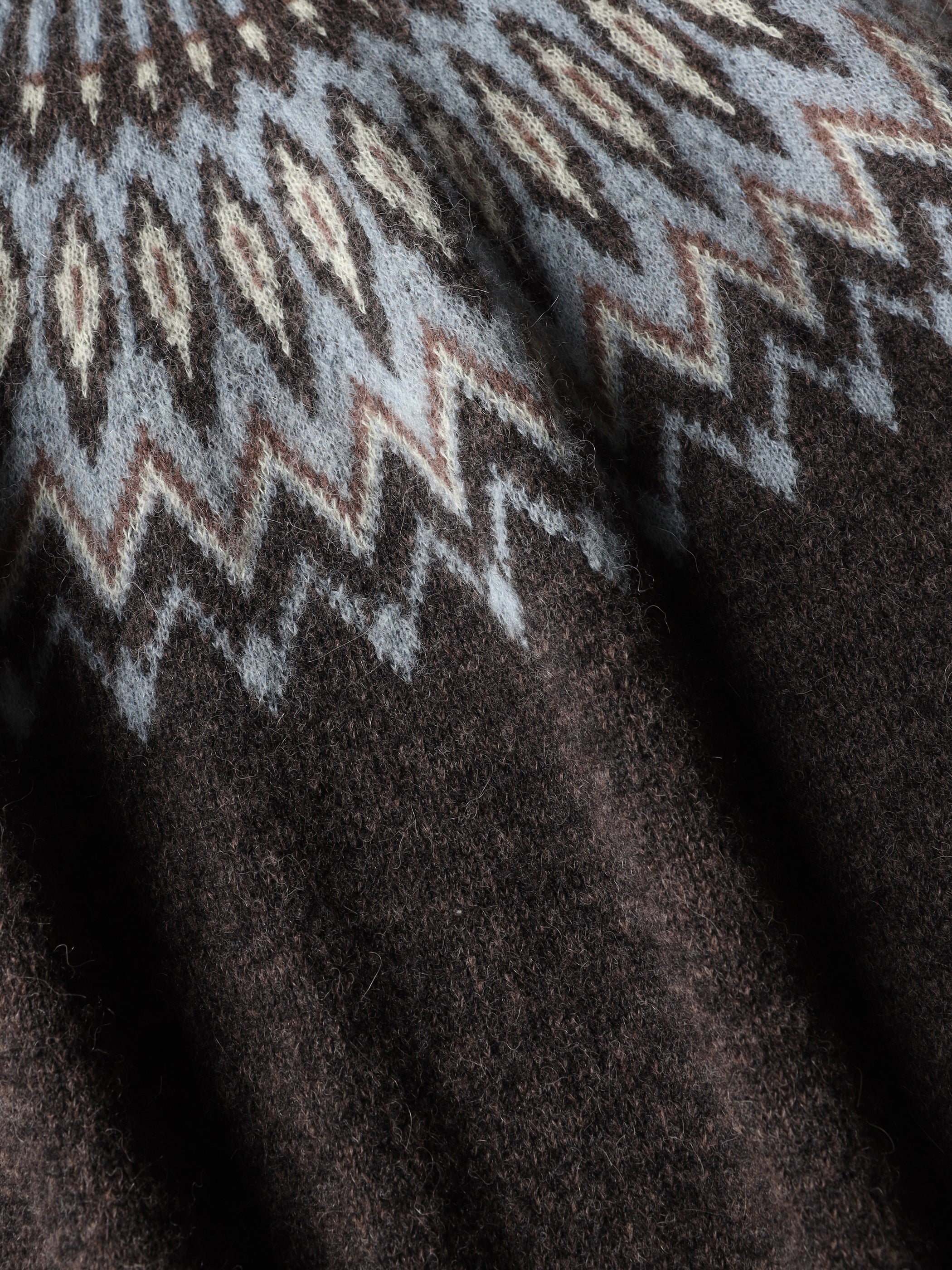 Maglia con jacquard nordico