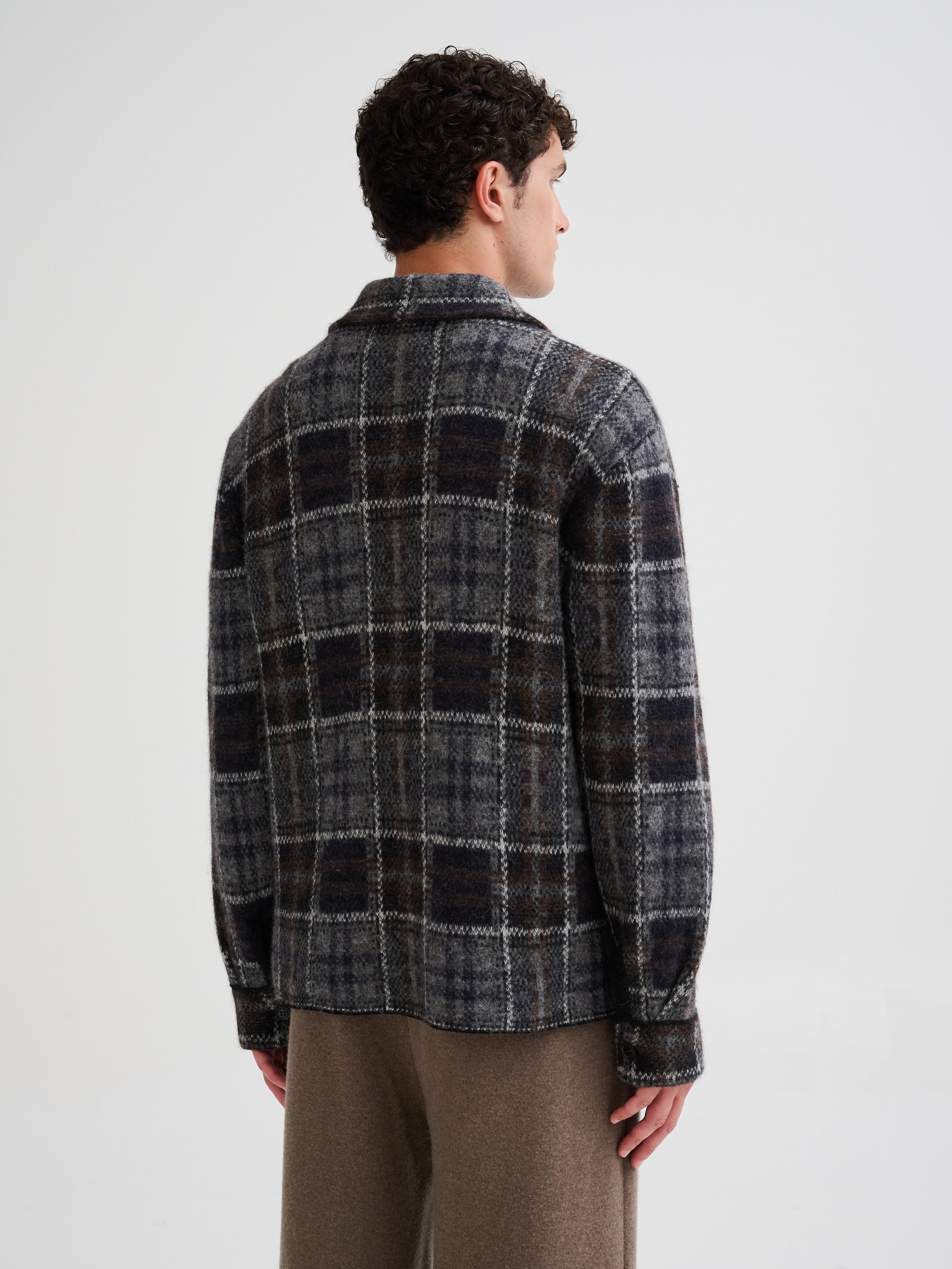 Camicia check in maglia