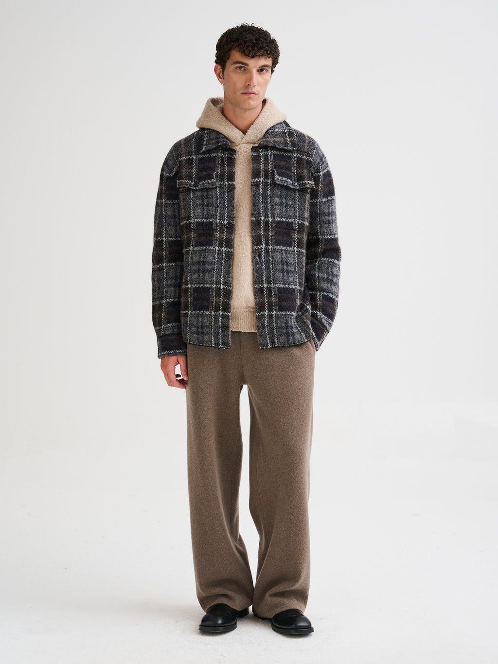 Camicia check in maglia