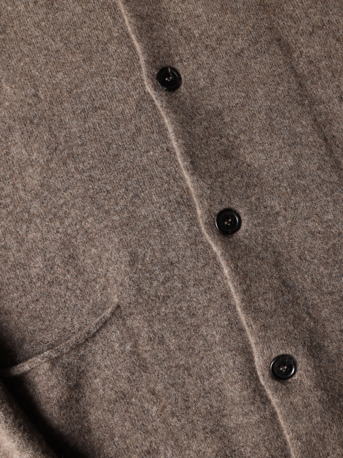 Giacca in maglia con collo alla coreana