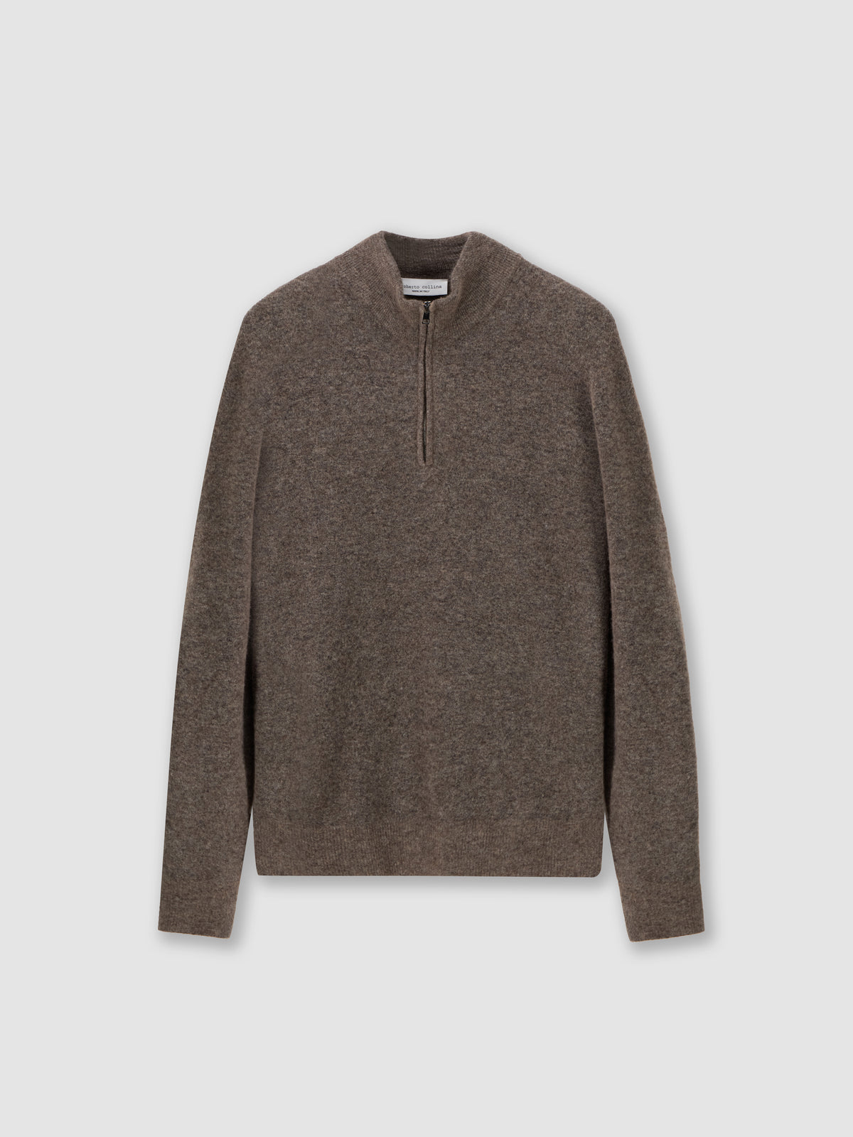 Maglia con mezza zip