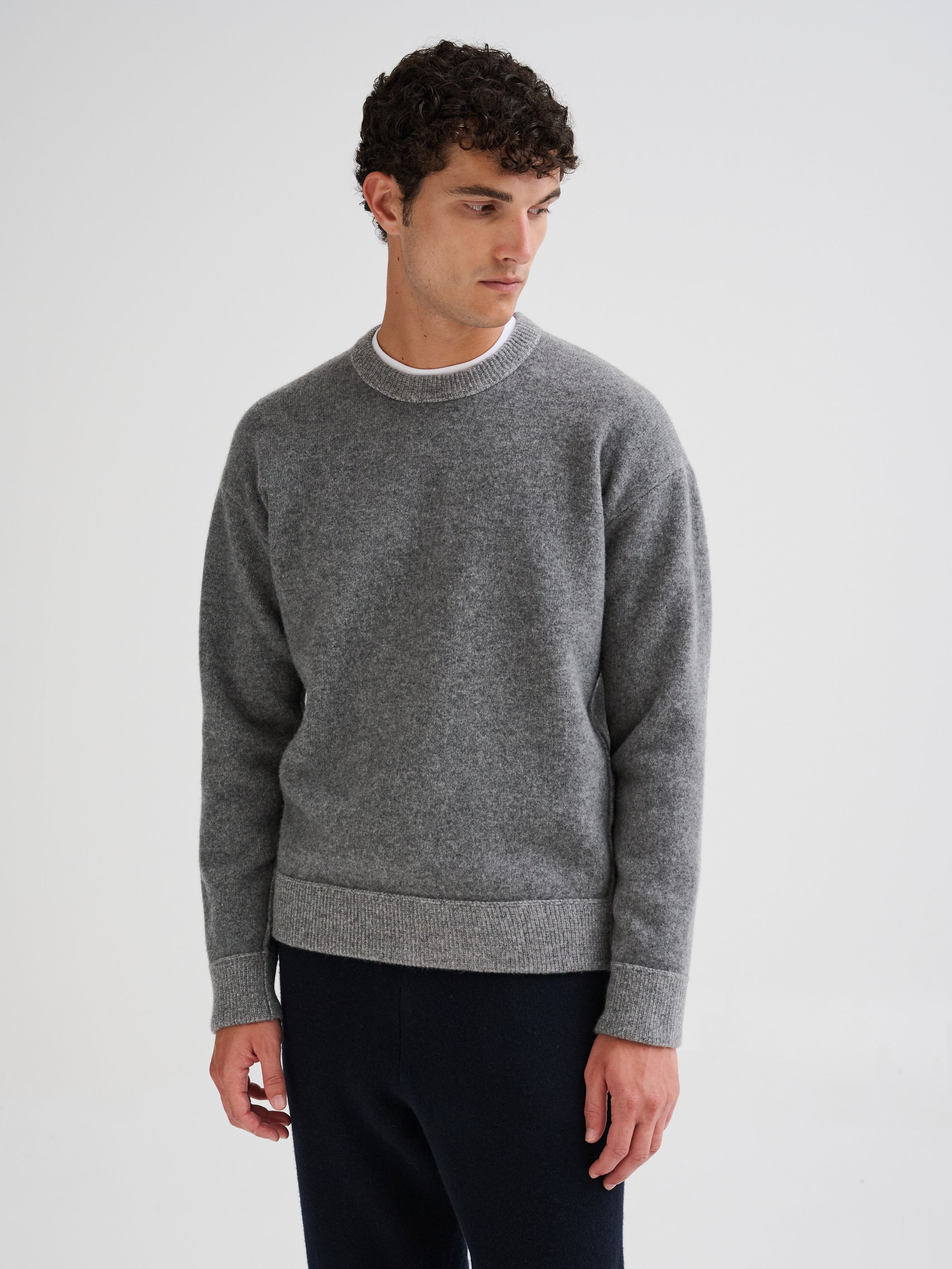 Maglia vanisé oversize