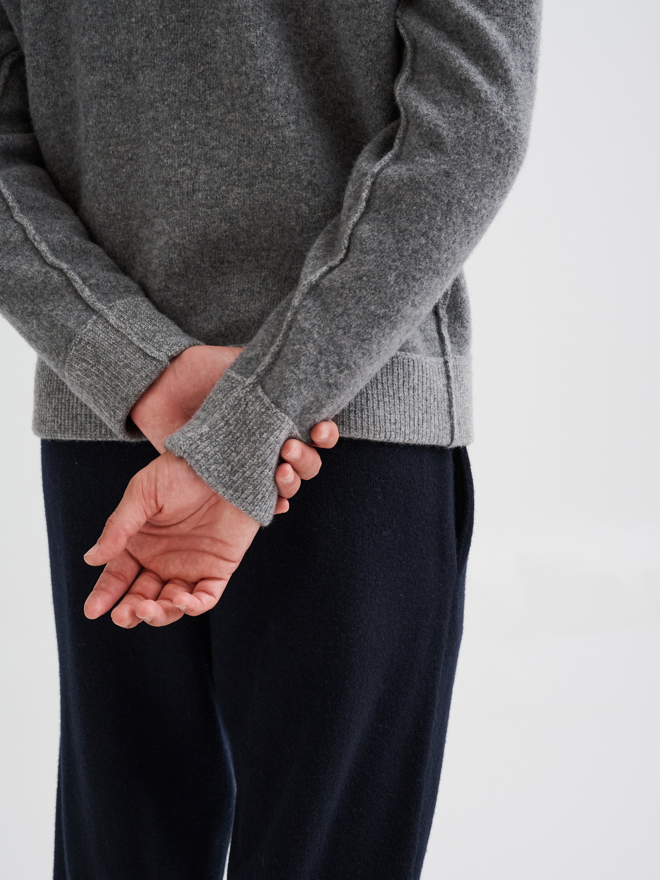 Maglia vanisé oversize
