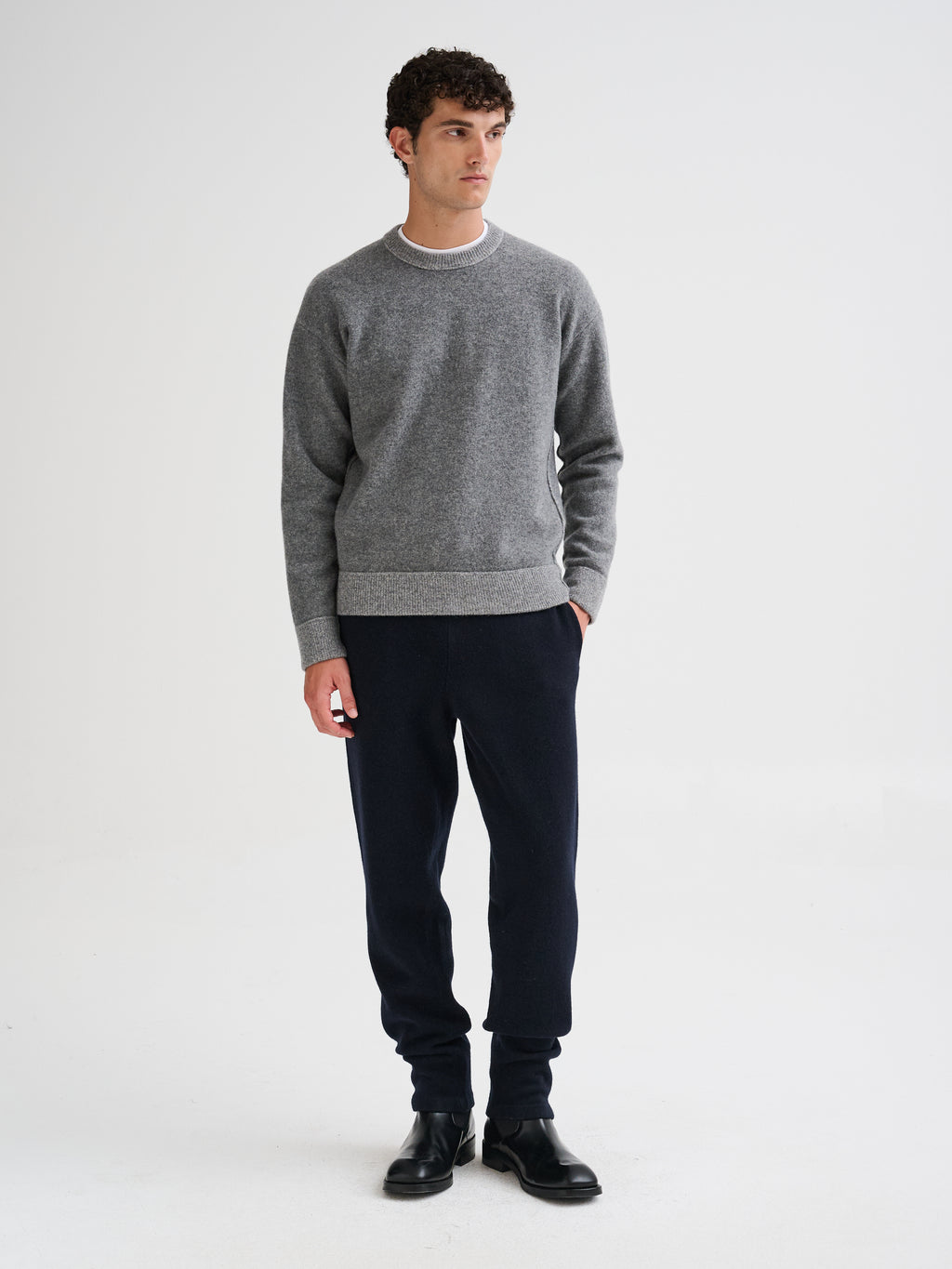 Maglia vanisé oversize