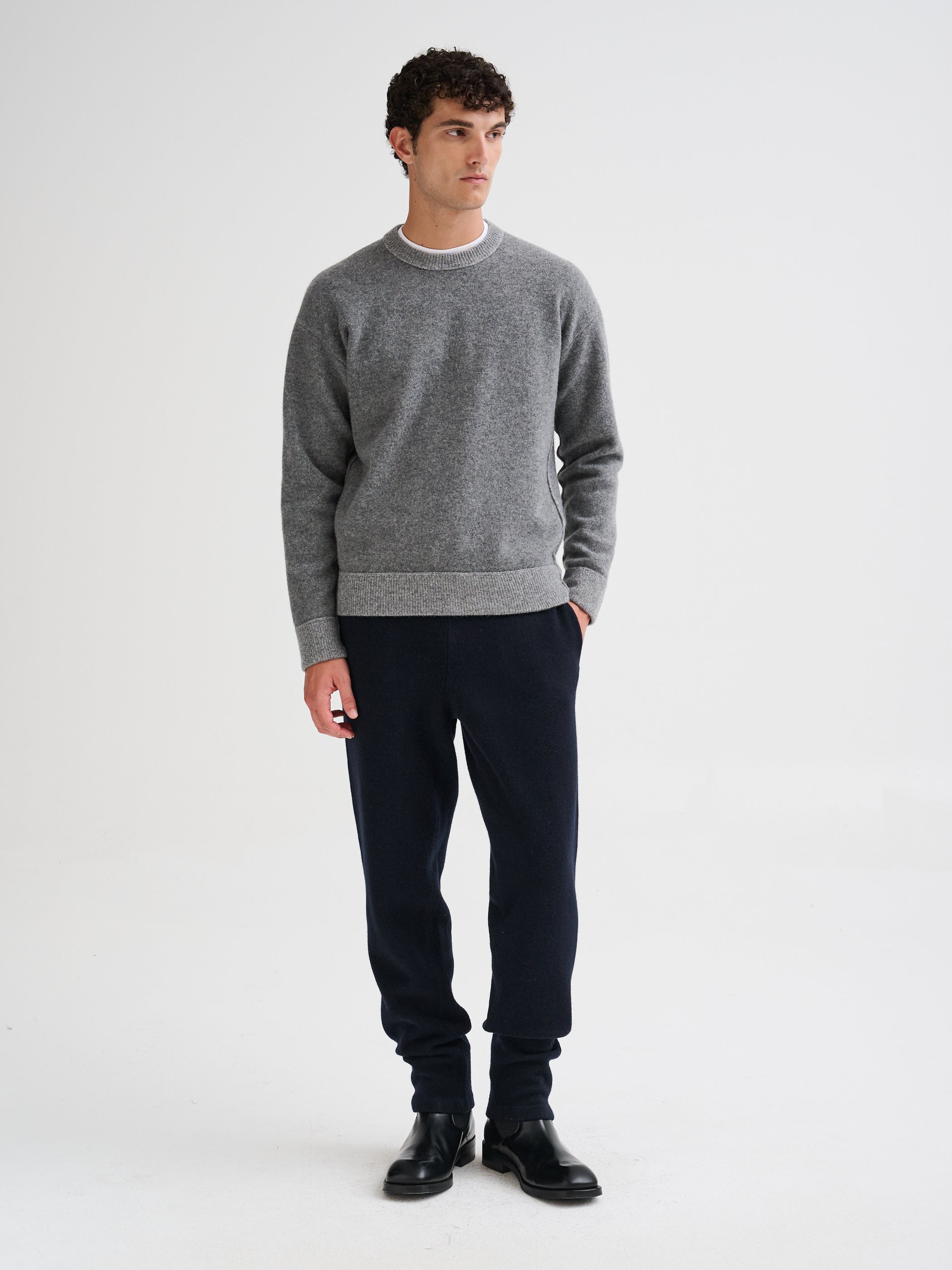 Maglia vanisé oversize