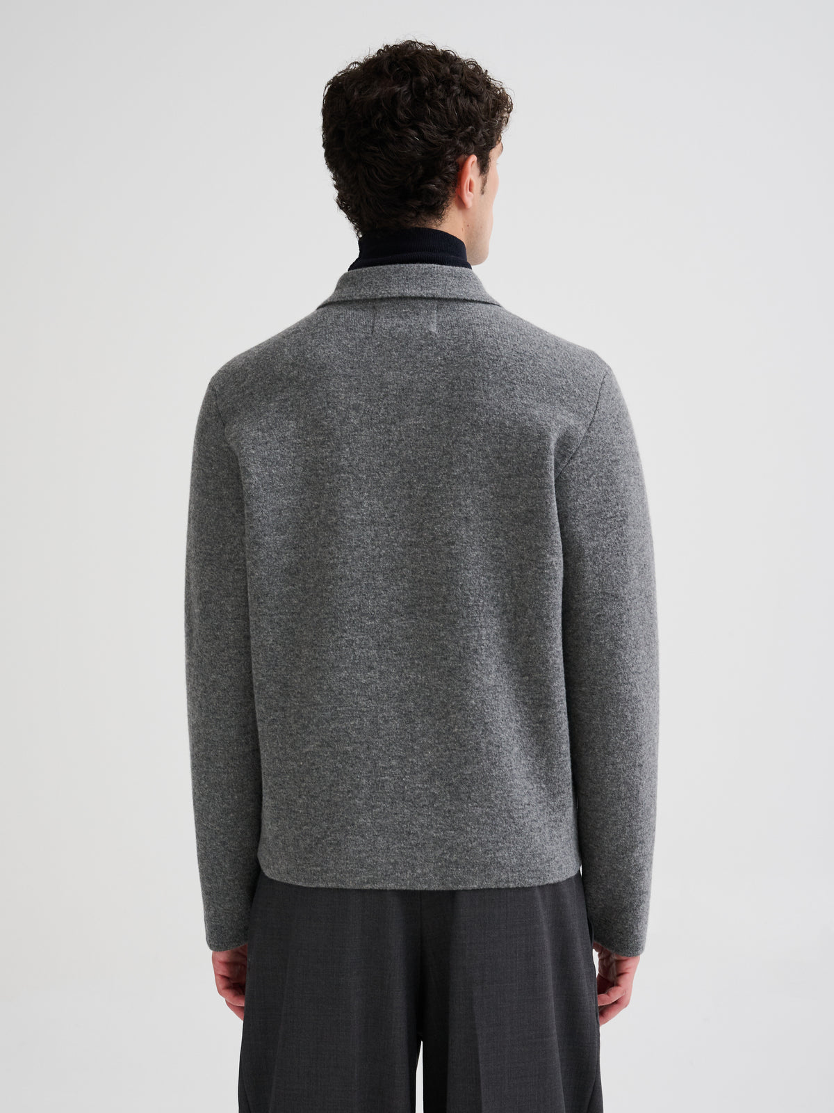 Camicia in maglia con zip