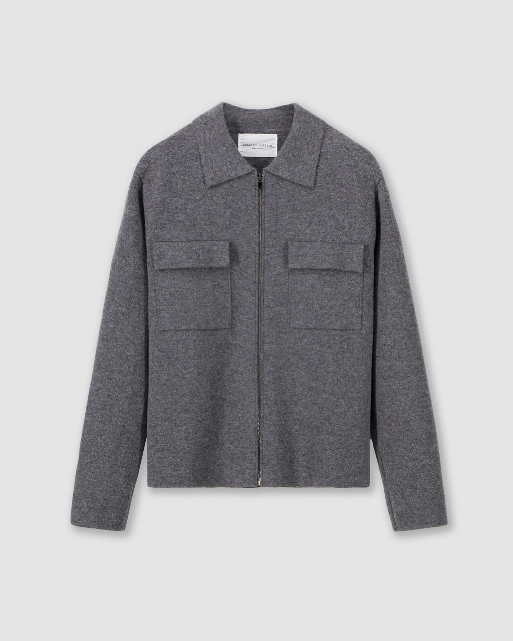 Camicia in maglia con zip