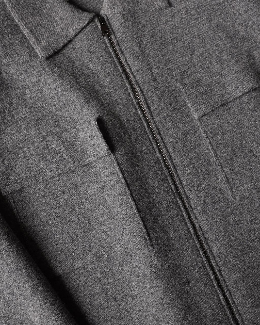 Camicia in maglia con zip