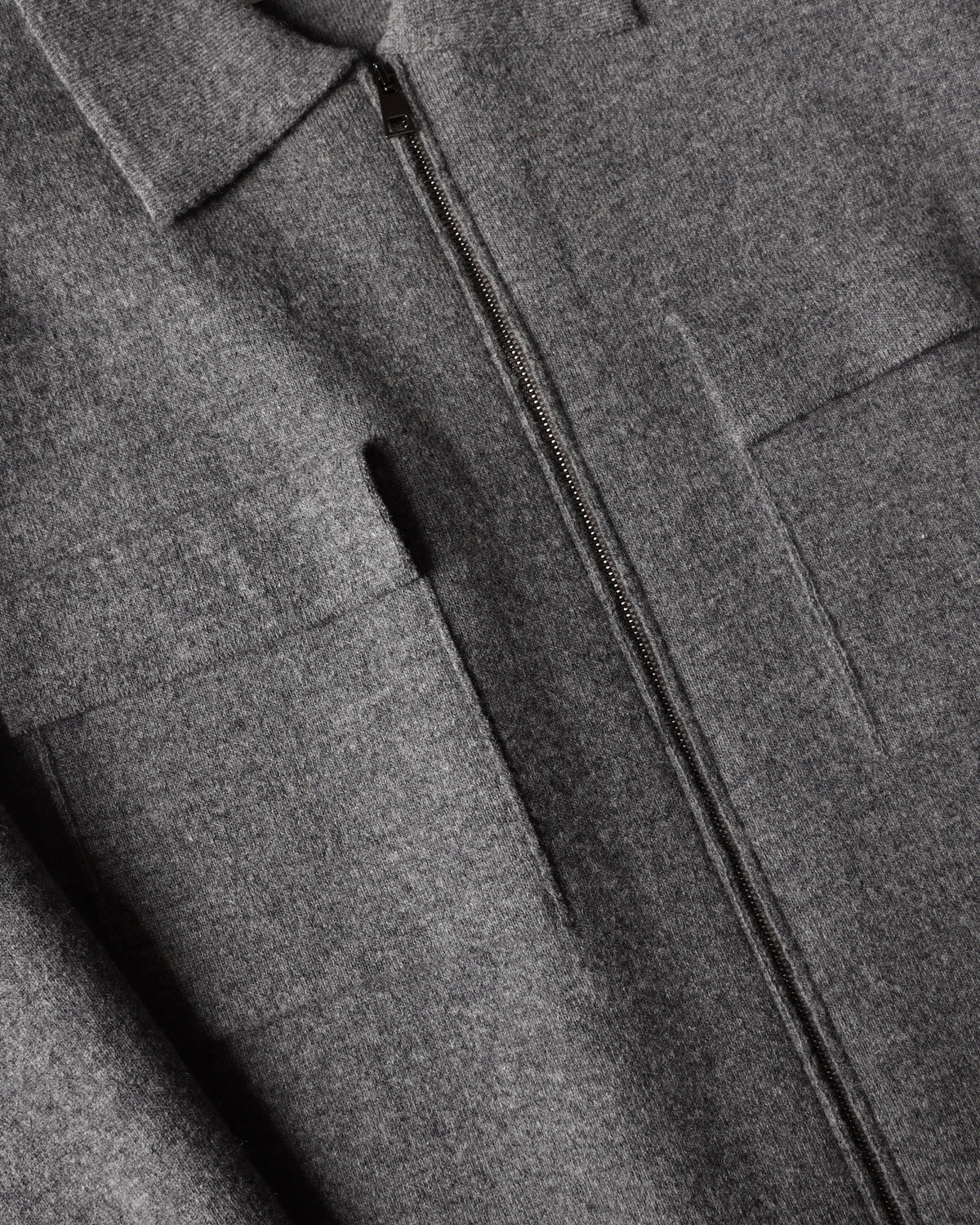 Camicia in maglia con zip