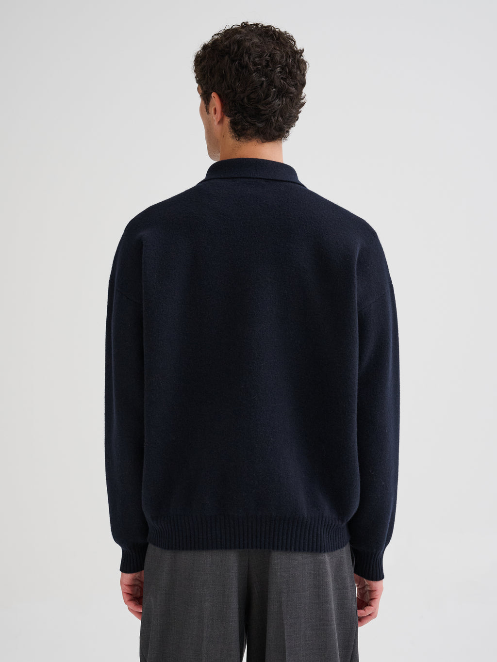 Polo con mezza zip