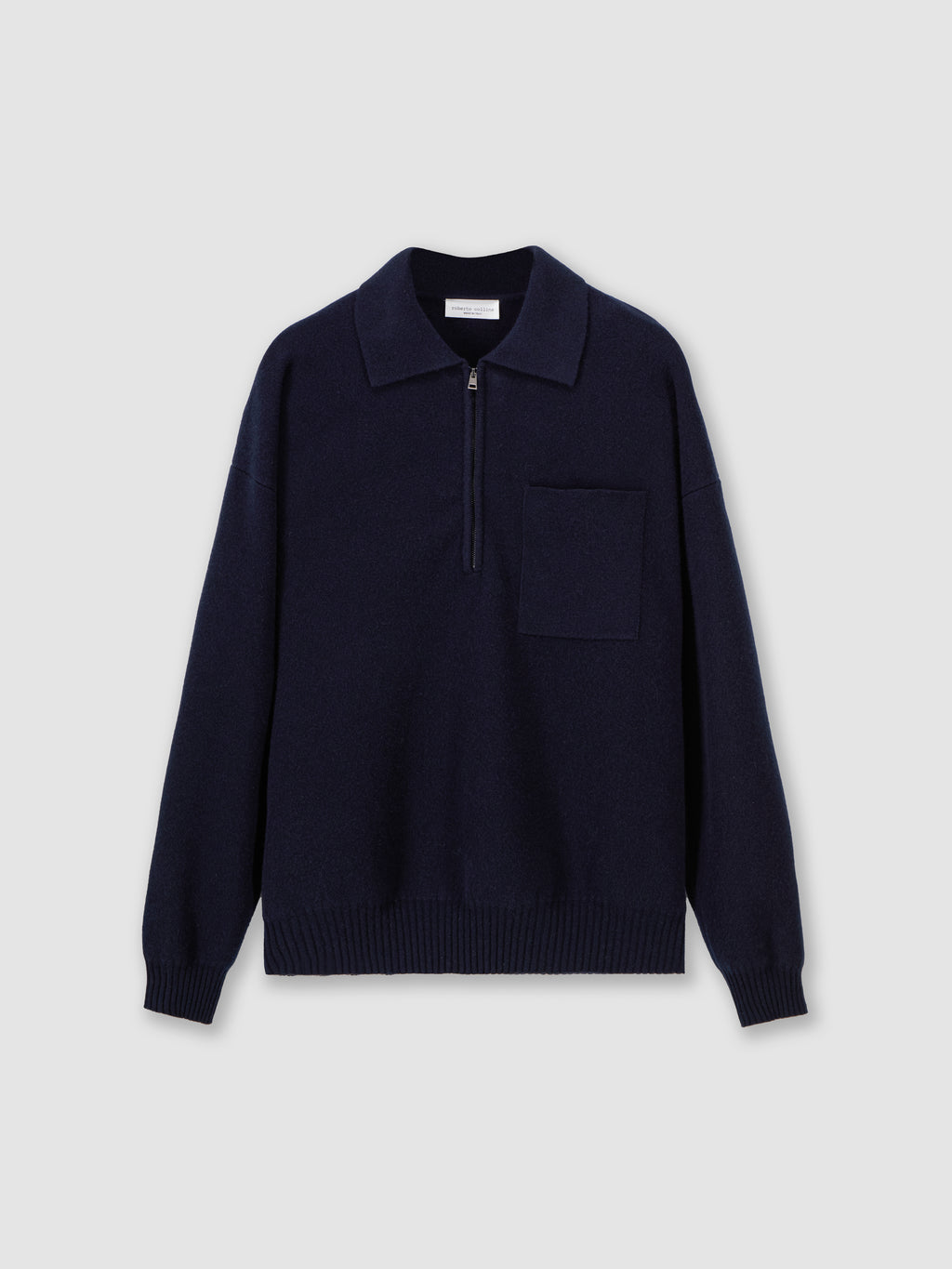Polo con mezza zip