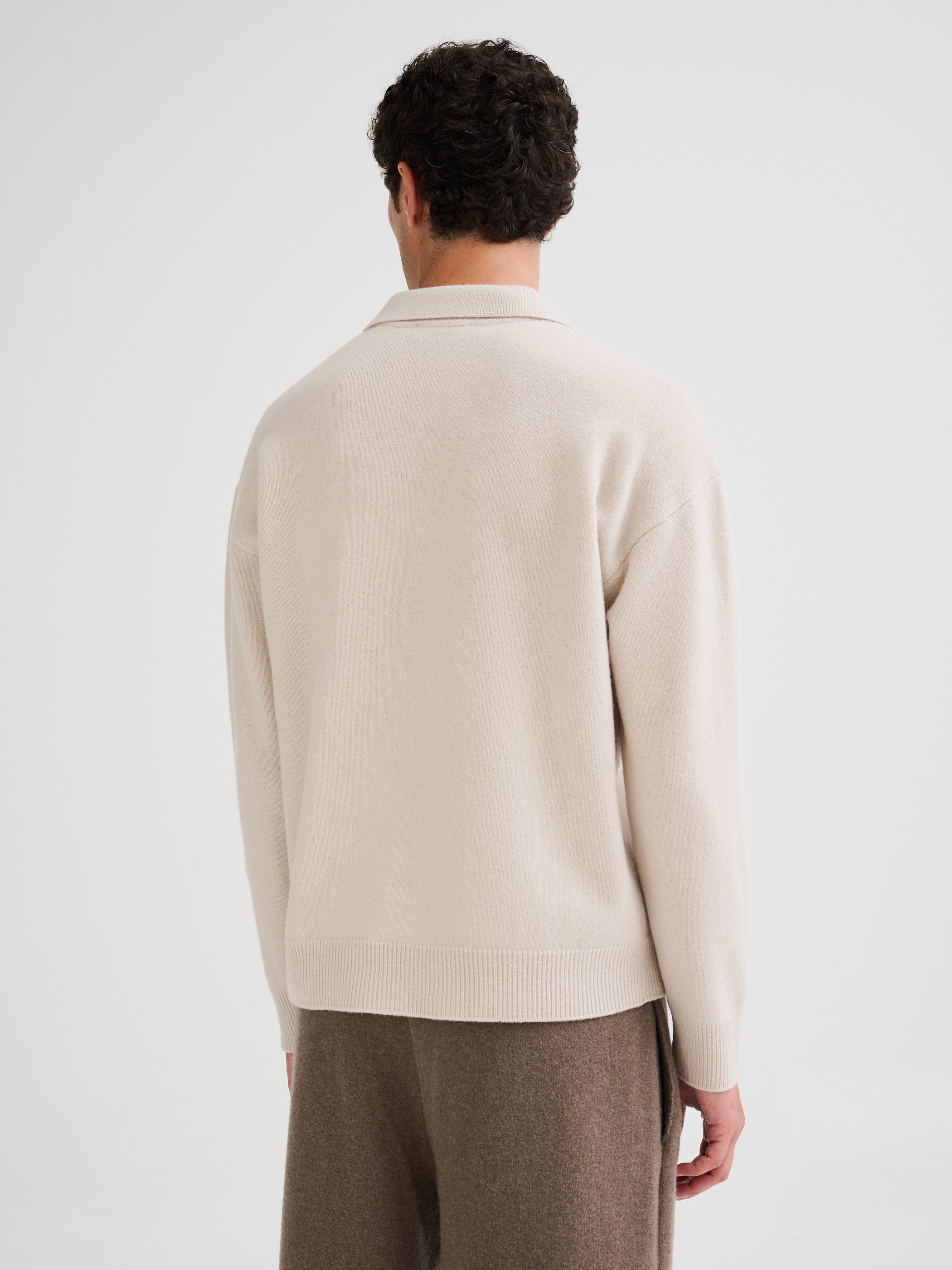 Polo oversize senza bottoni