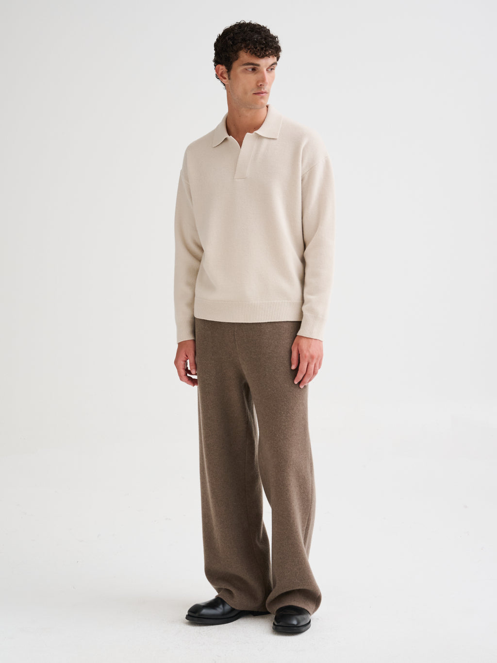 Polo oversize senza bottoni
