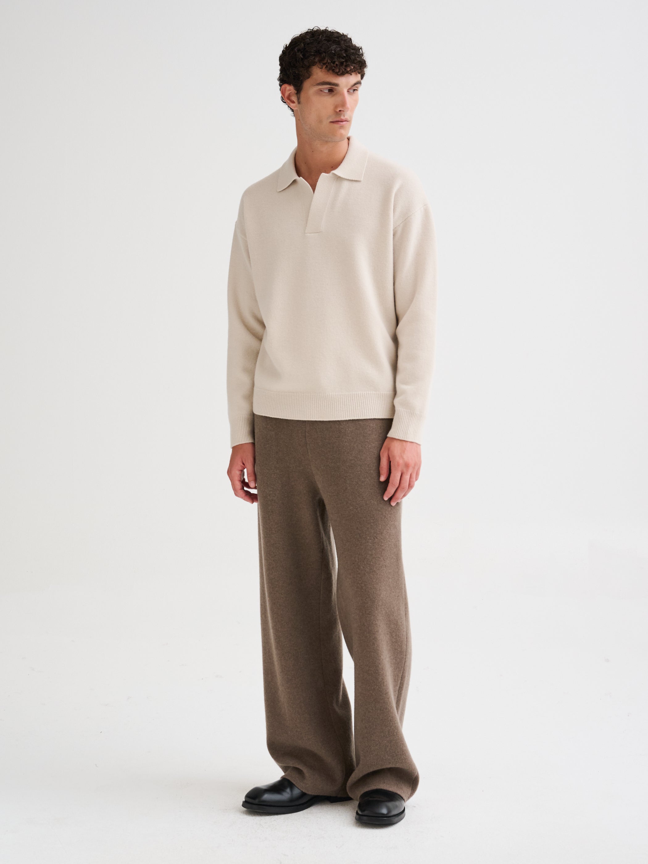 Polo oversize senza bottoni
