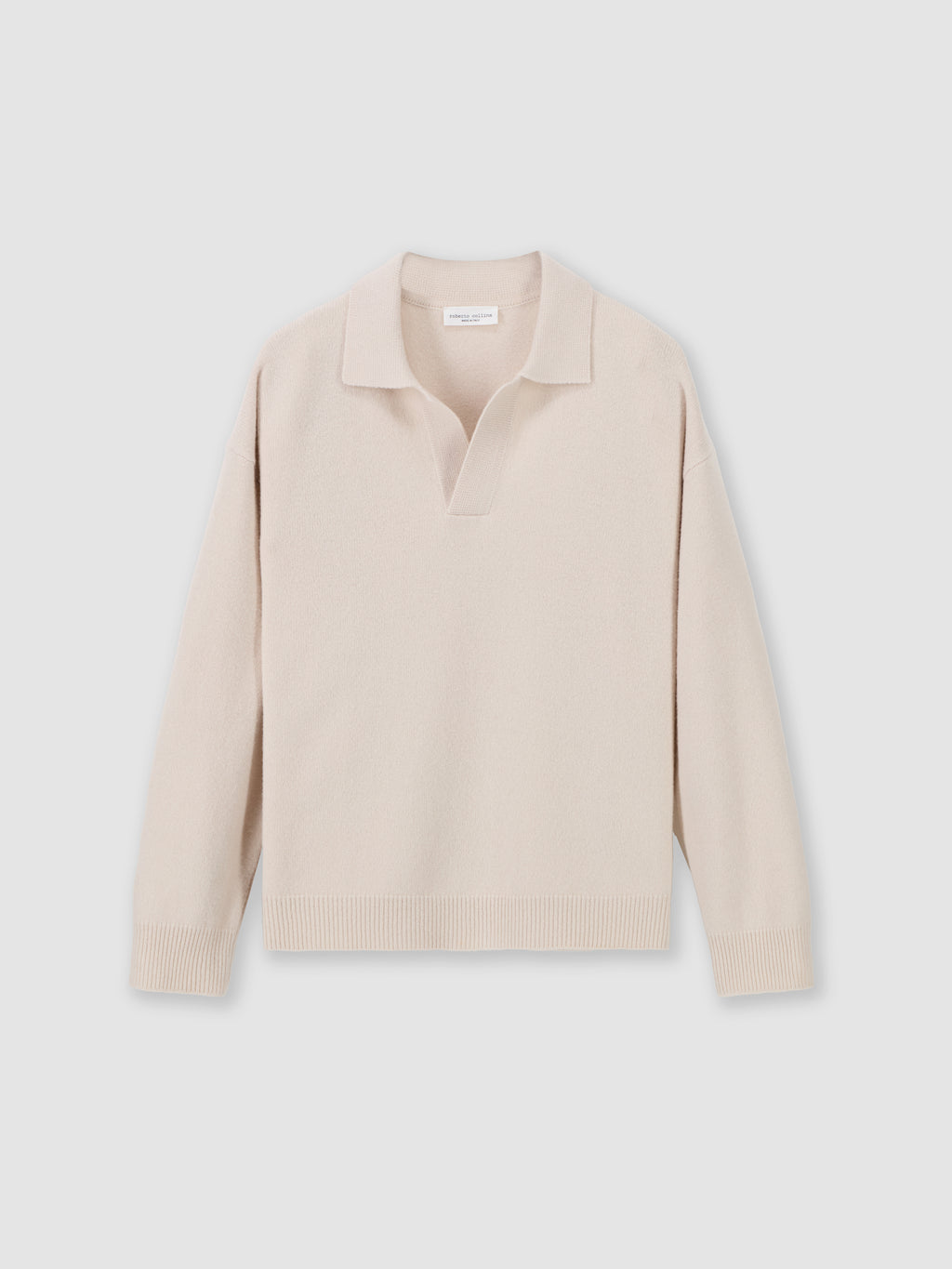 Polo oversize senza bottoni