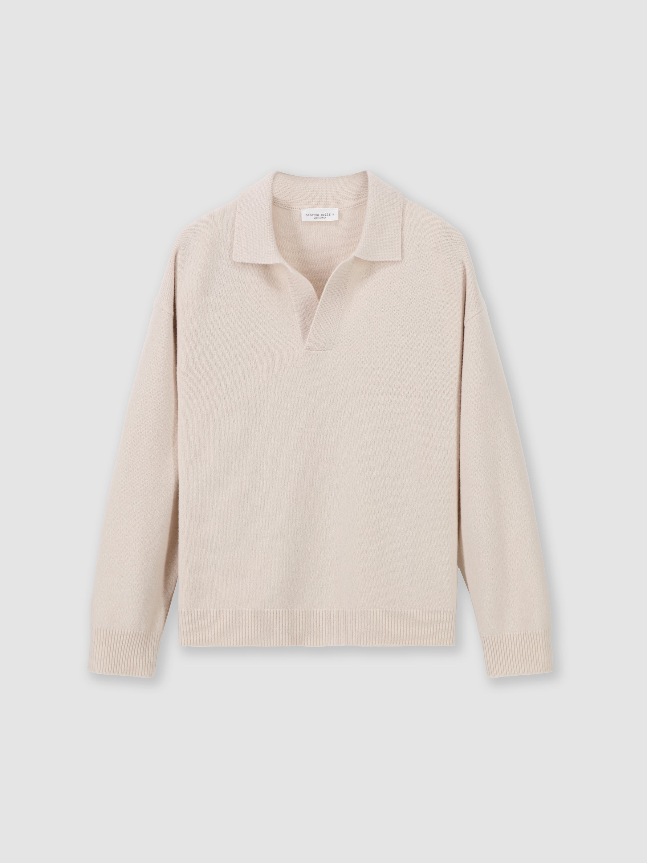 Polo oversize senza bottoni