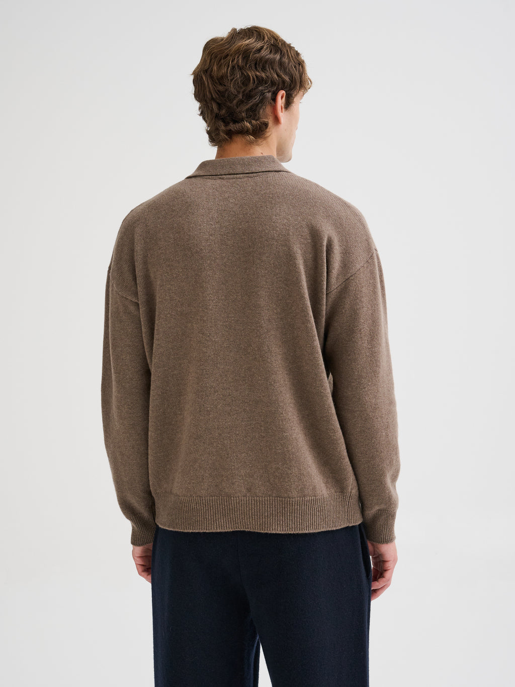 Polo oversize senza bottoni