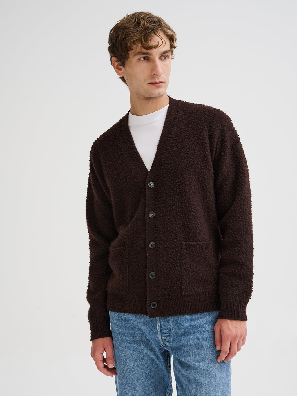 Cardigan effetto Casentino