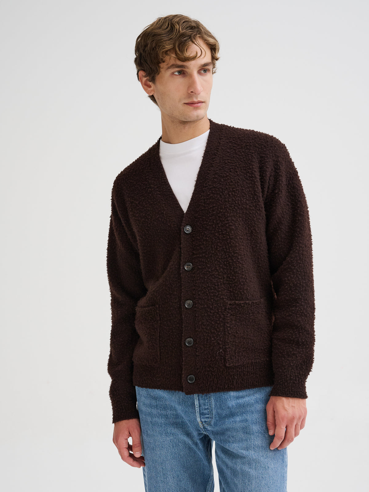 Cardigan effetto Casentino